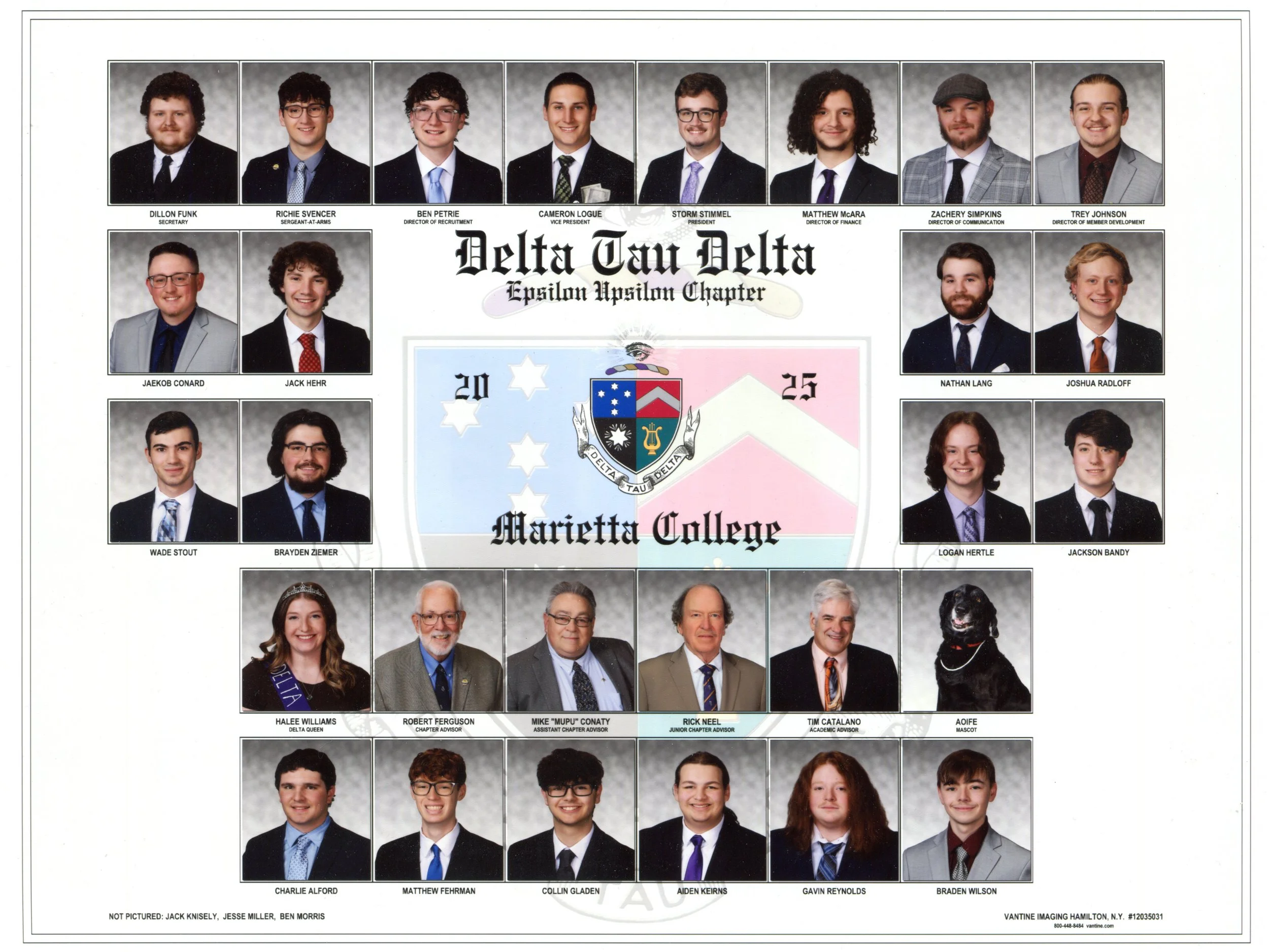 2025 Photo Composite for Epsilon Upsilon Chapter of Delta Tau Delta