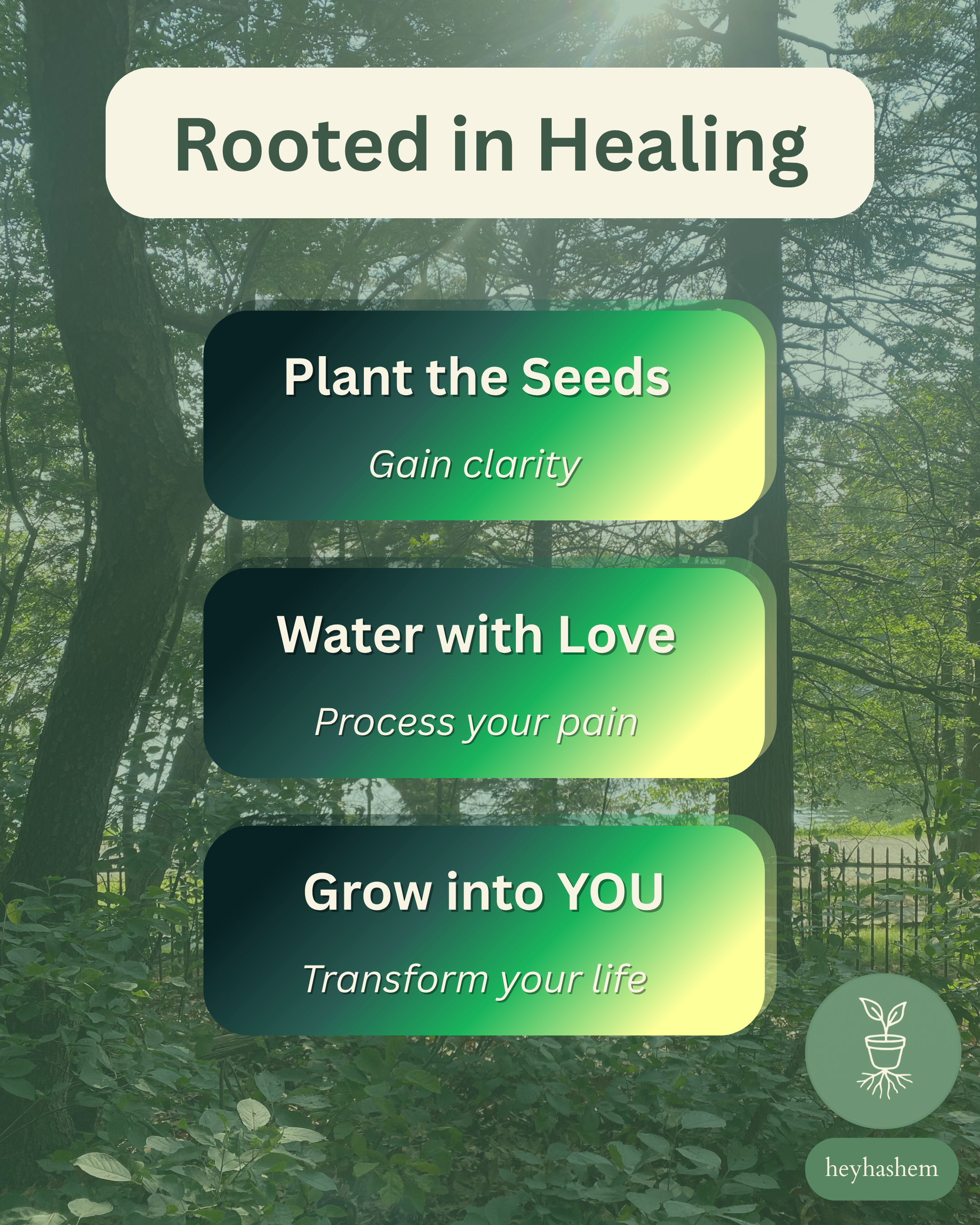 Rooted in Healing podcast series cover