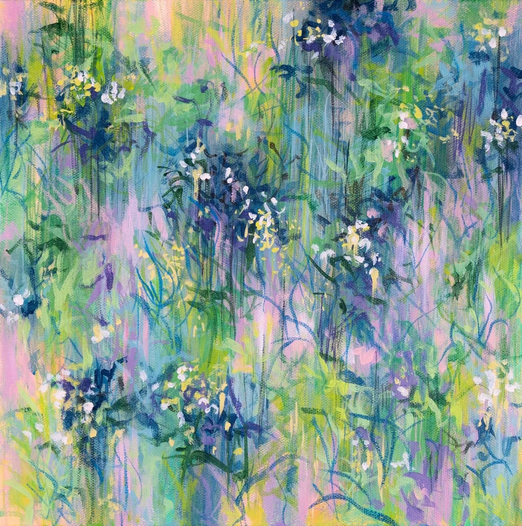 Ground Level #2
10x10"
Acrylic on wood panel