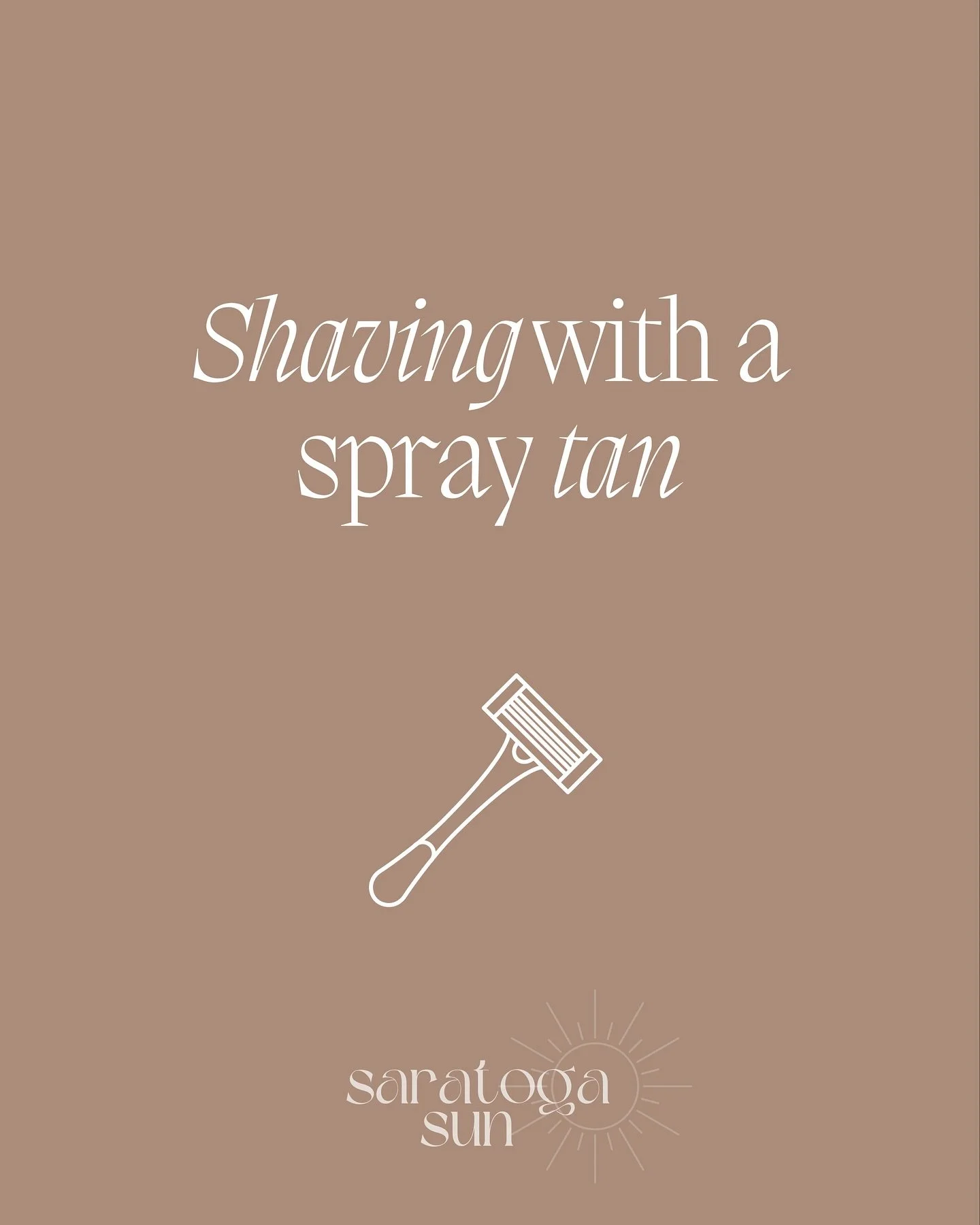 Shaving carefully because this glow is precious 💛

#spraytanstips #sunlesstans#summertan #tanninggoals #bestspraytan #saratogasprings