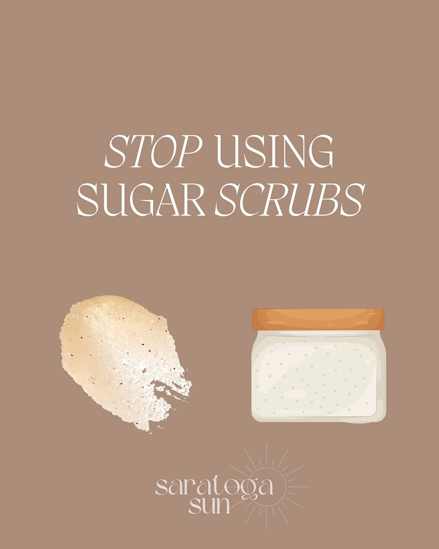 Exfoliate 24 hours before with an oil free products and a mitt! Your tan will thank you 🫶🏼

💌 Check out your pre and post tan care instructions at saratogasunspraytans.com
