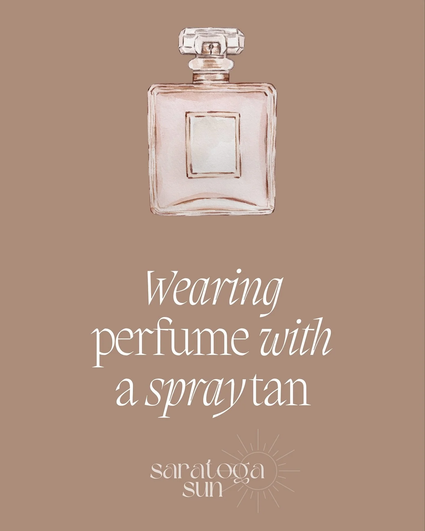 Avoid spraying perfume directly onto your skin! Instead, spritz it onto your clothes👗👚 The alcohol in perfume can break down the color and cause premature and uneven fading. Keep your glow flawless by protecting your skin from products with alcohol