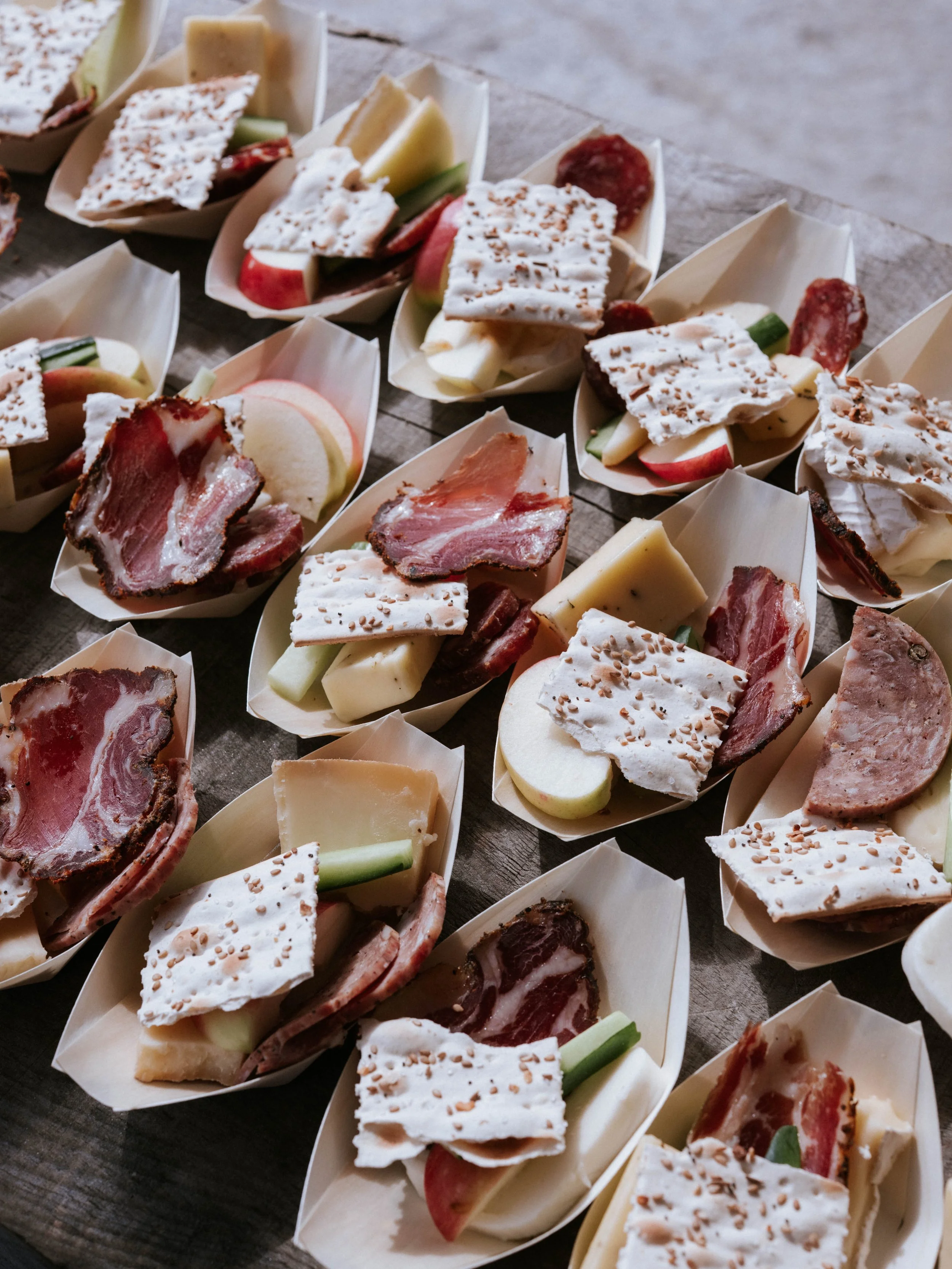 charcuterie and cheese for cocktail hour