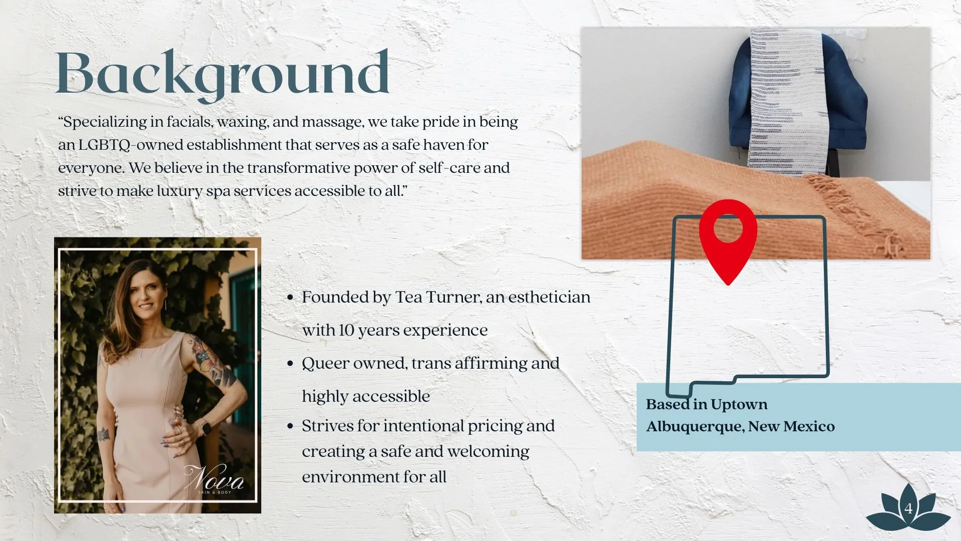 An informational background on Nova Skin & Body