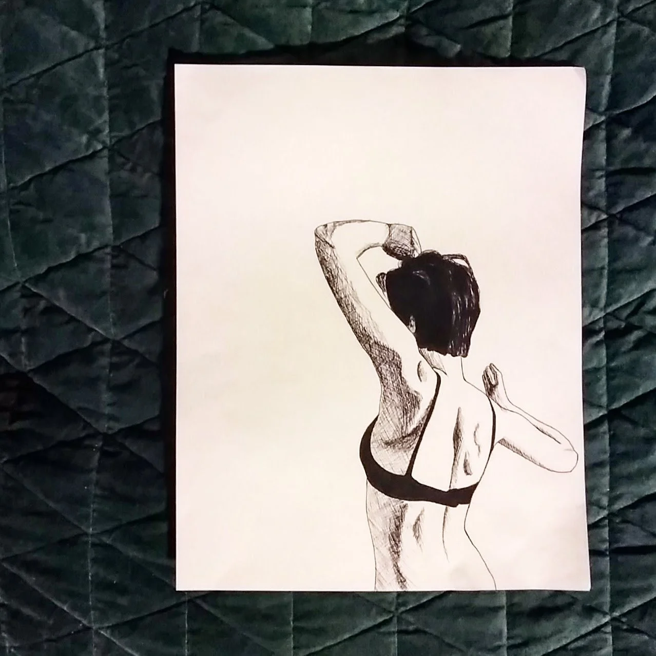 Figure Drawing
Pen and ink
9”x12”