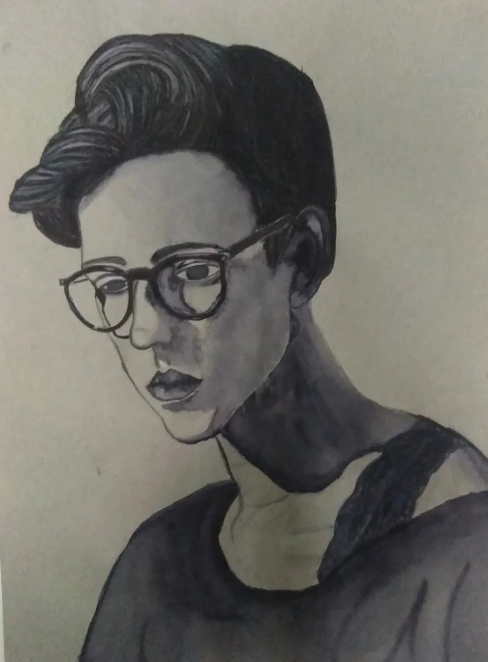 Self Portrait 2017
Ink
9”x12”