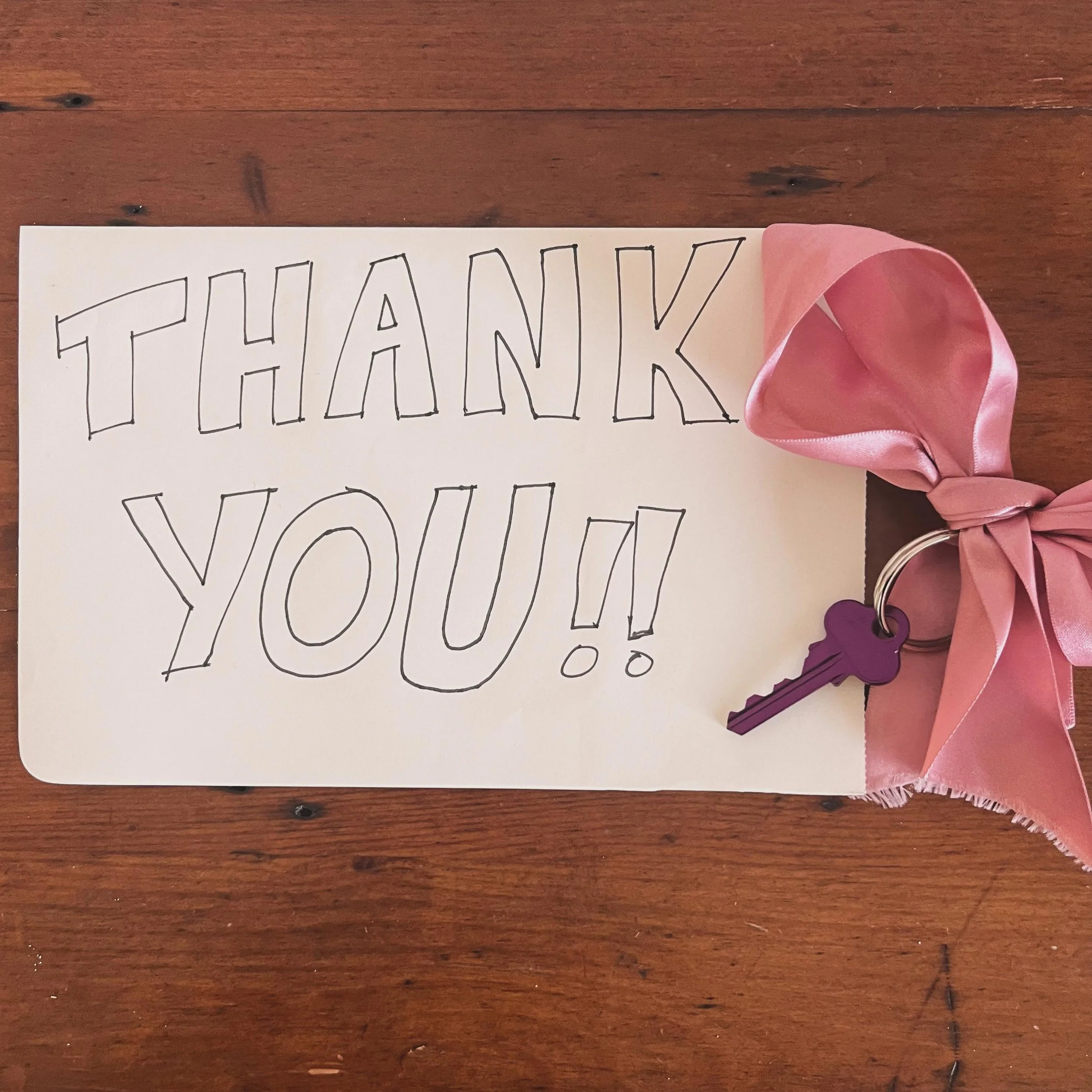 Lovely visitors leaving lovely remnants behind. This is what it&rsquo;s all about!