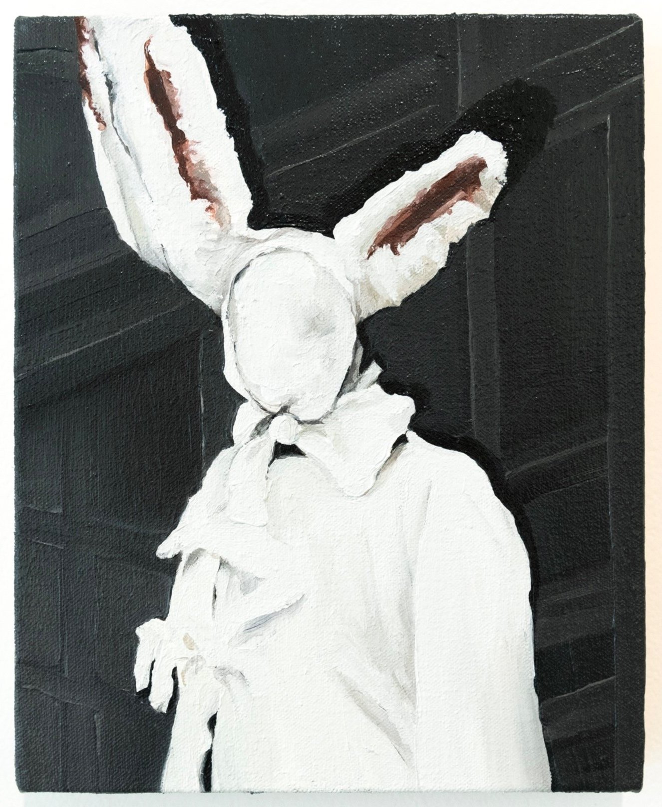 ‘Play’, oil on canvas, 25.5 x 20.5 cm, (SOLD).