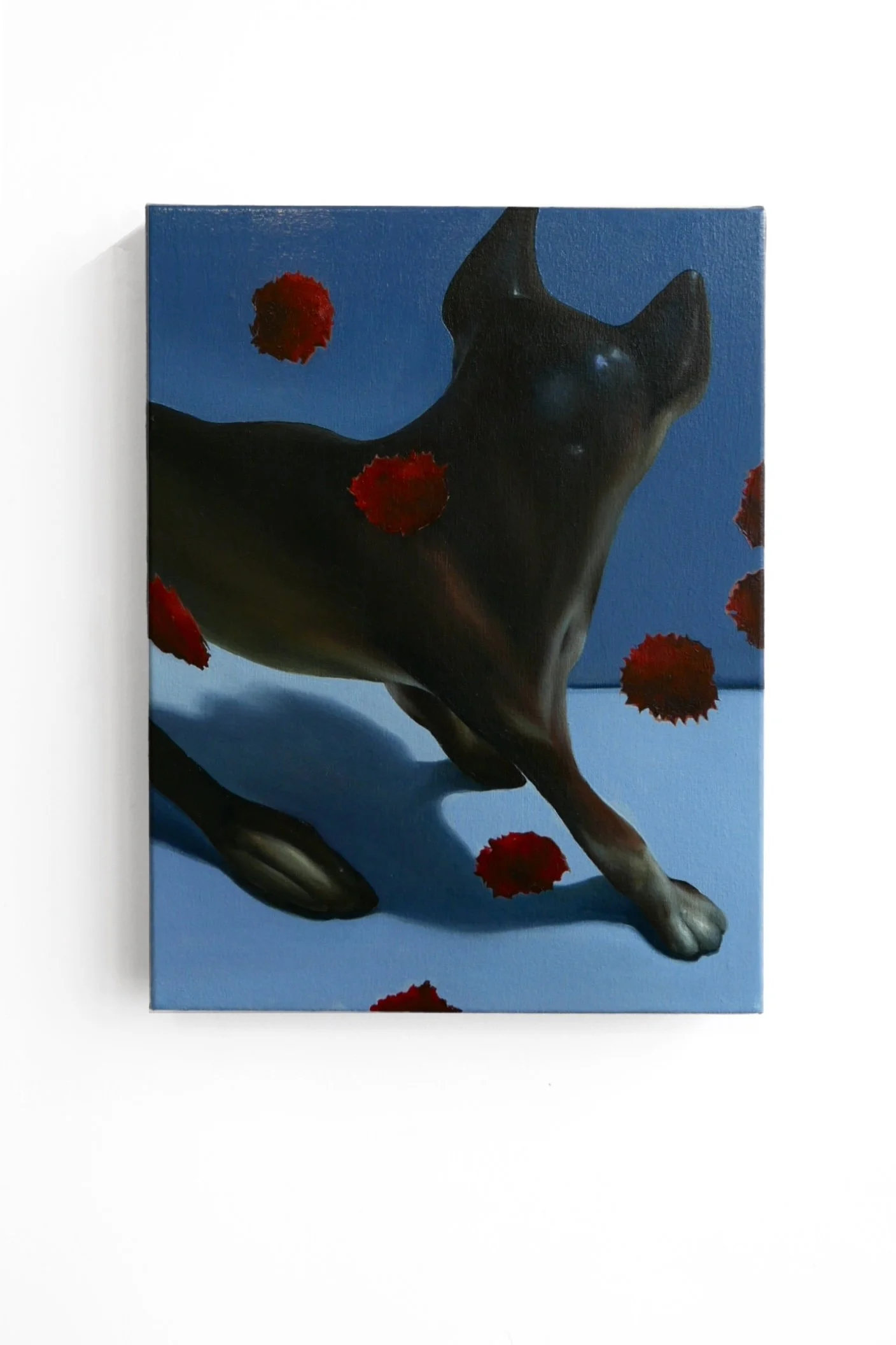‘Boxer X’, oil on canvas, 305 x 405 mm, $415.