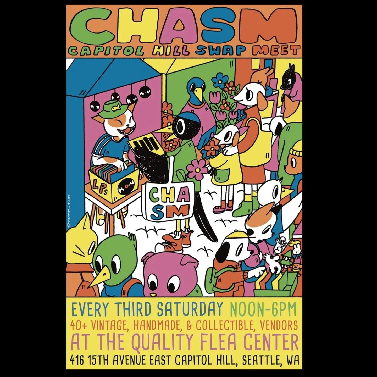 Find us at Chasm on Saturday, February 21st! Swipe to see some of the goodies we'll have available. See you there! 

Chasm Swap Meet
Noon to 6pm

At the Quality Flea Center
416 15th Ave E in Capitol Hill

#shopsmall #shoplocal #quiltersofinstagram #s