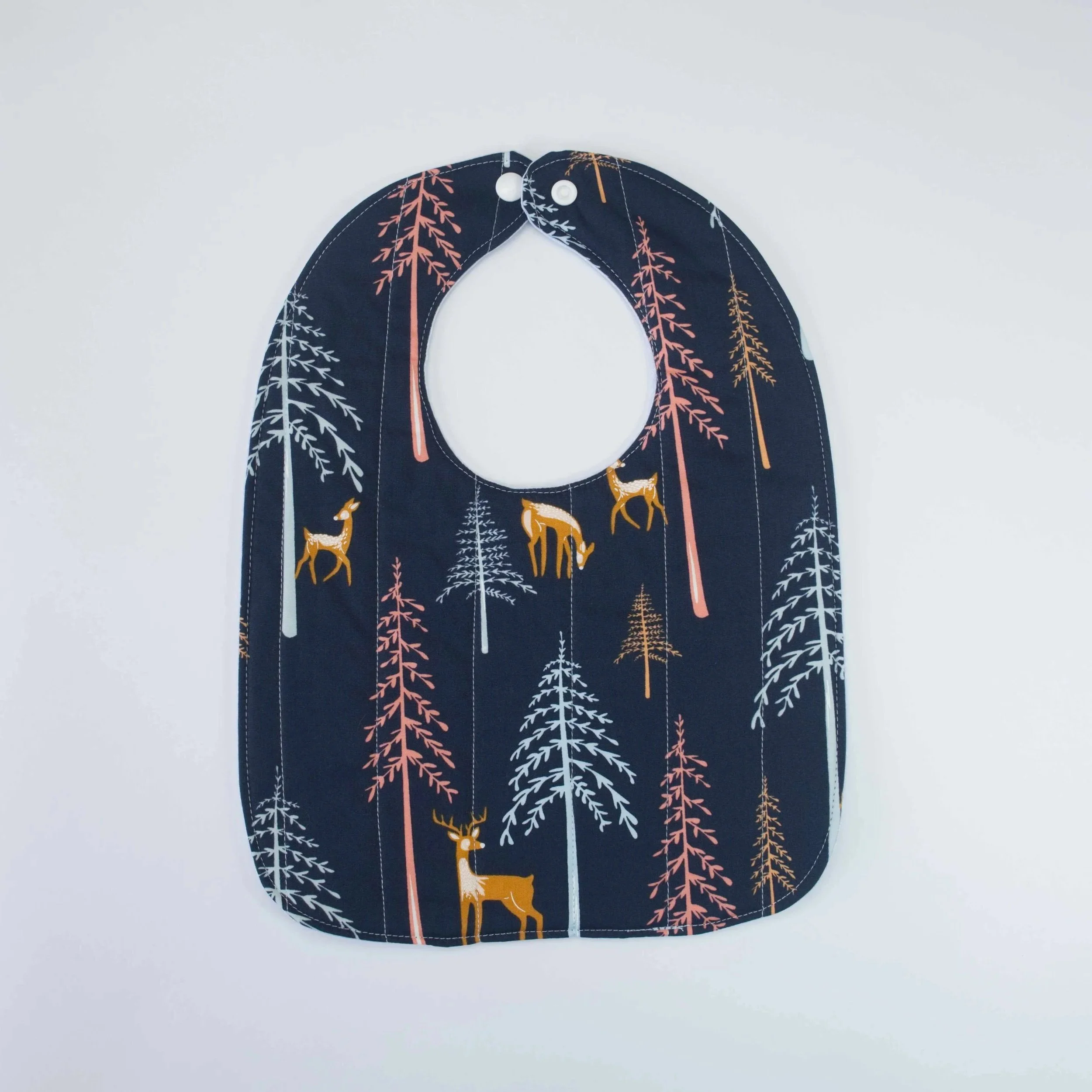 Cotton Baby Bib - Woodland Critters