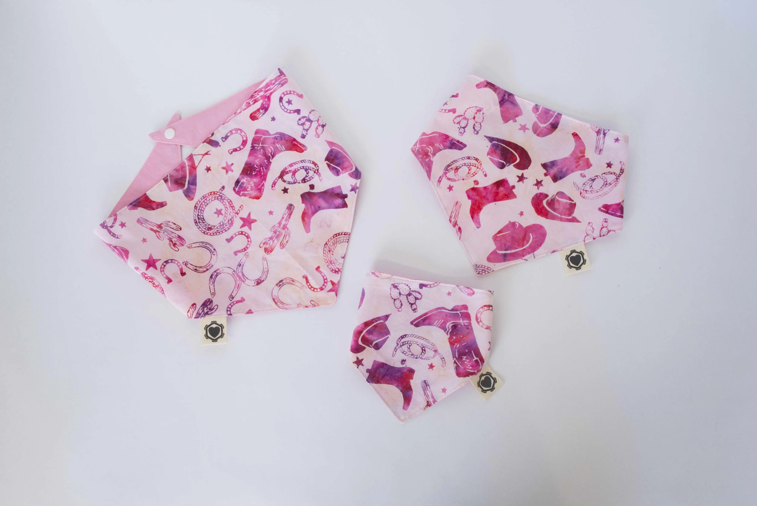 Cotton Pet Bandana - Pink Pony