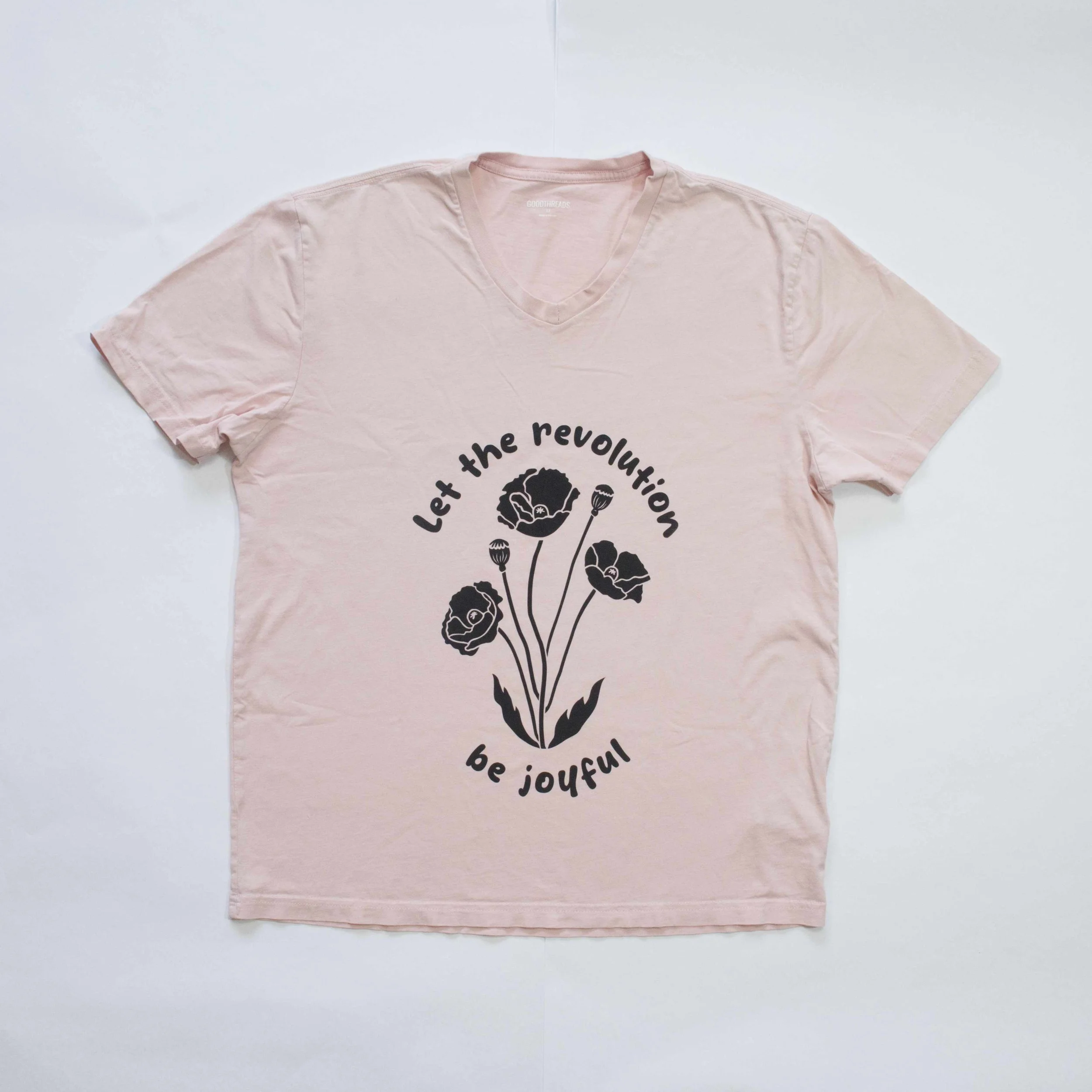 Let the Revolution be Joyful - Pink T-Shirt