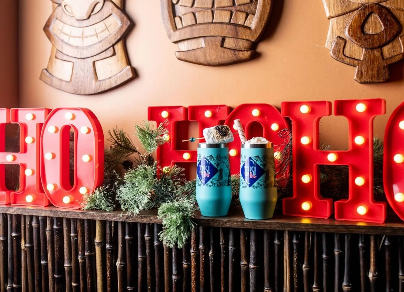 PSA: we have a creamy ube hot cocoa you NEED to try! Enjoy it with Bacardi Spiced Rum or Illegal Mezcal✨