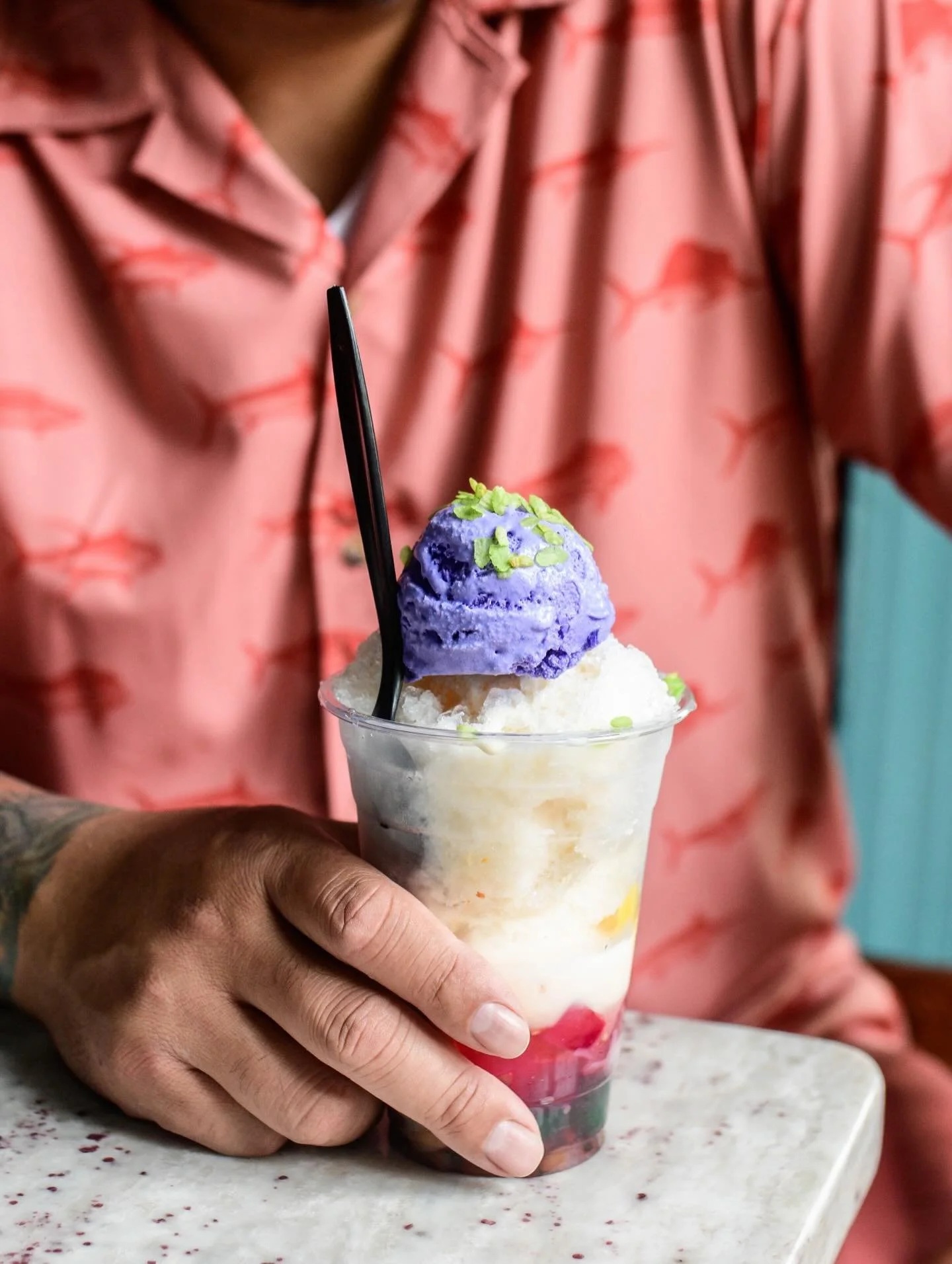 The kind of weather that practically demands a sweet treat. Come treat yourself to some halo-halo at Tiki on 18th✨