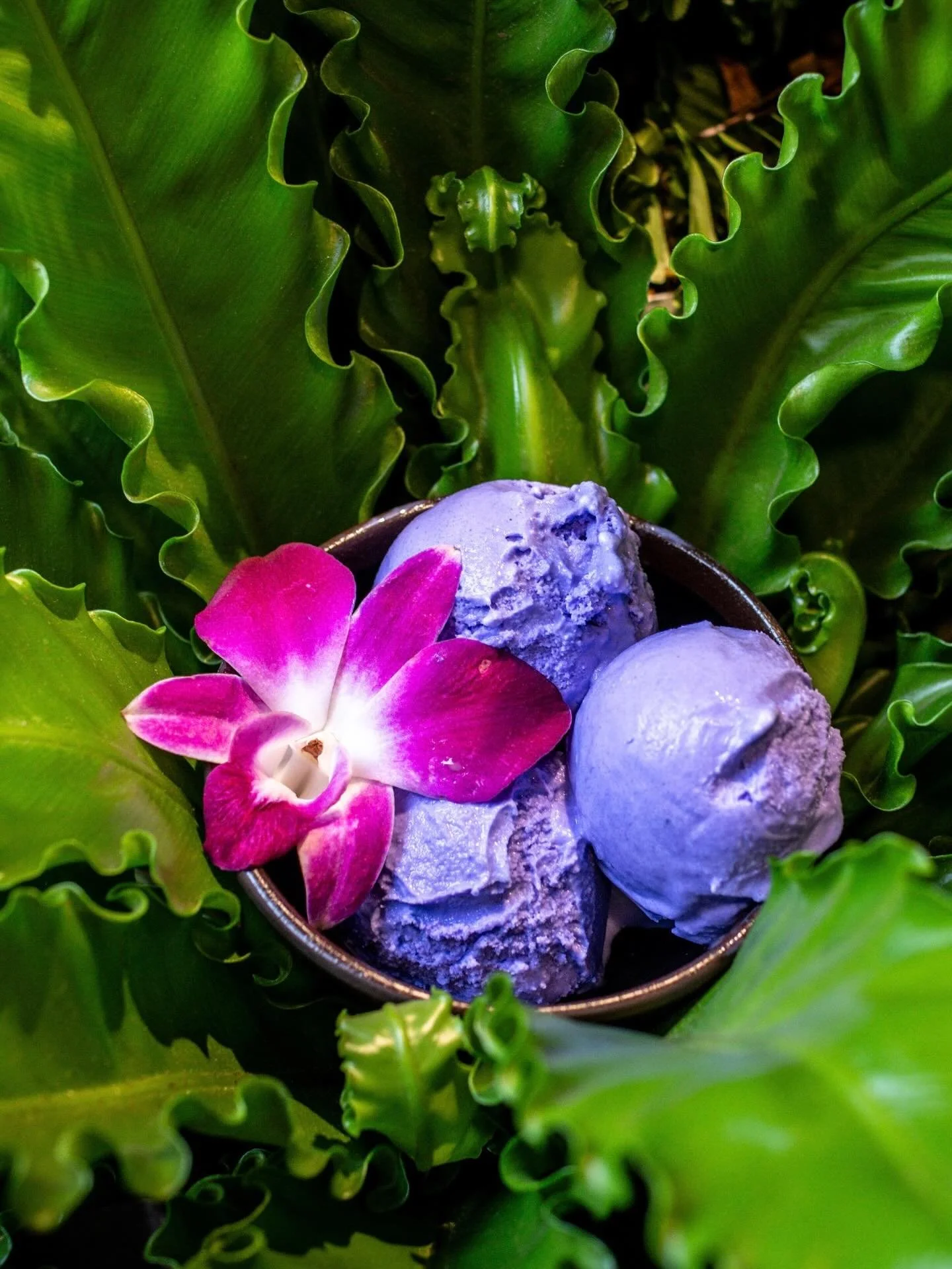 The only way to make your meal with us better? Ube ice cream at the end of the meal 💜 #LetsTikiBaby