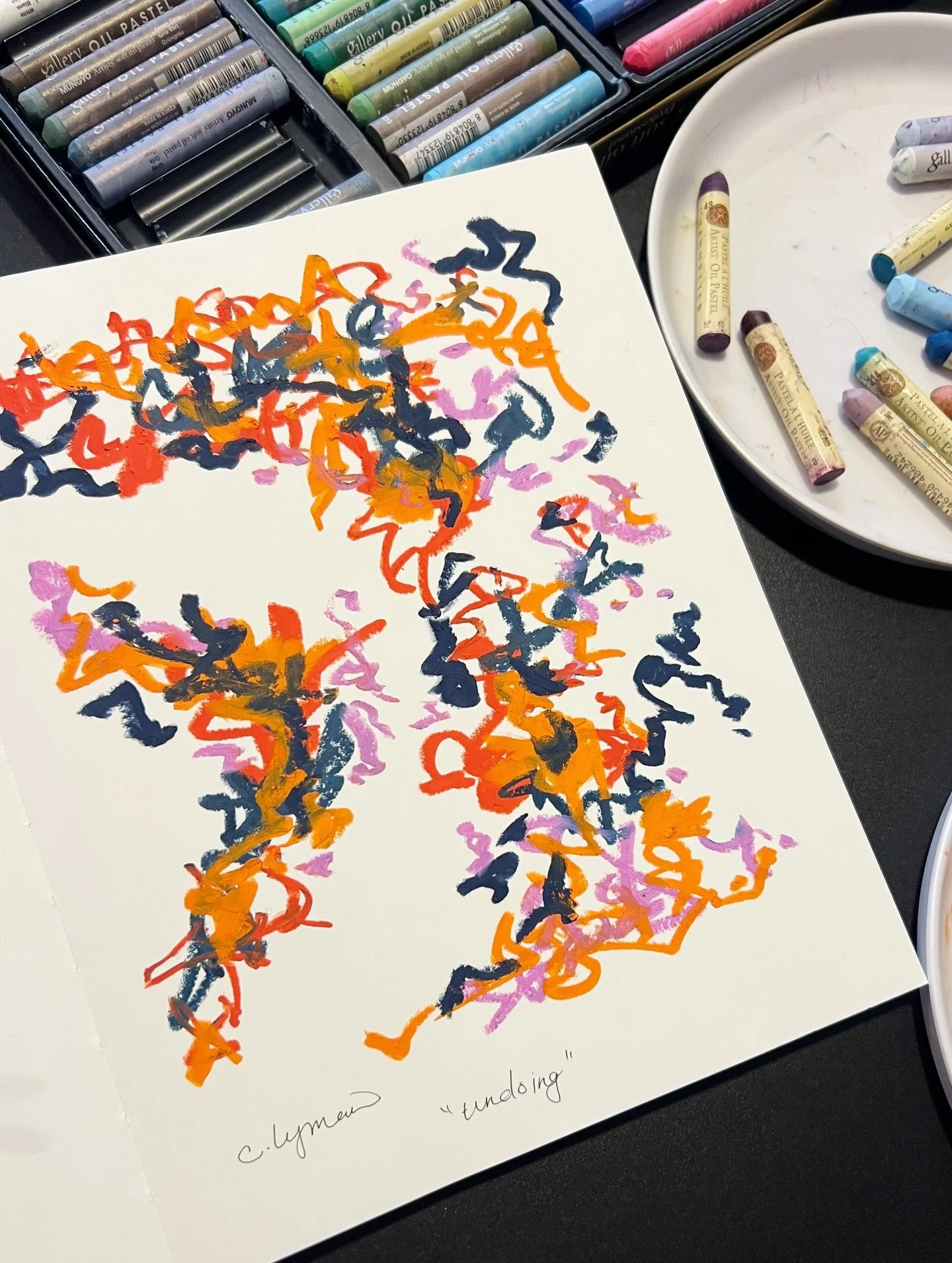 &ldquo;Undoing&rdquo; - First collection drop is in May! Sign up for my mailing list for news and updates! [ link in bio ]

#abstract #oilpastelart