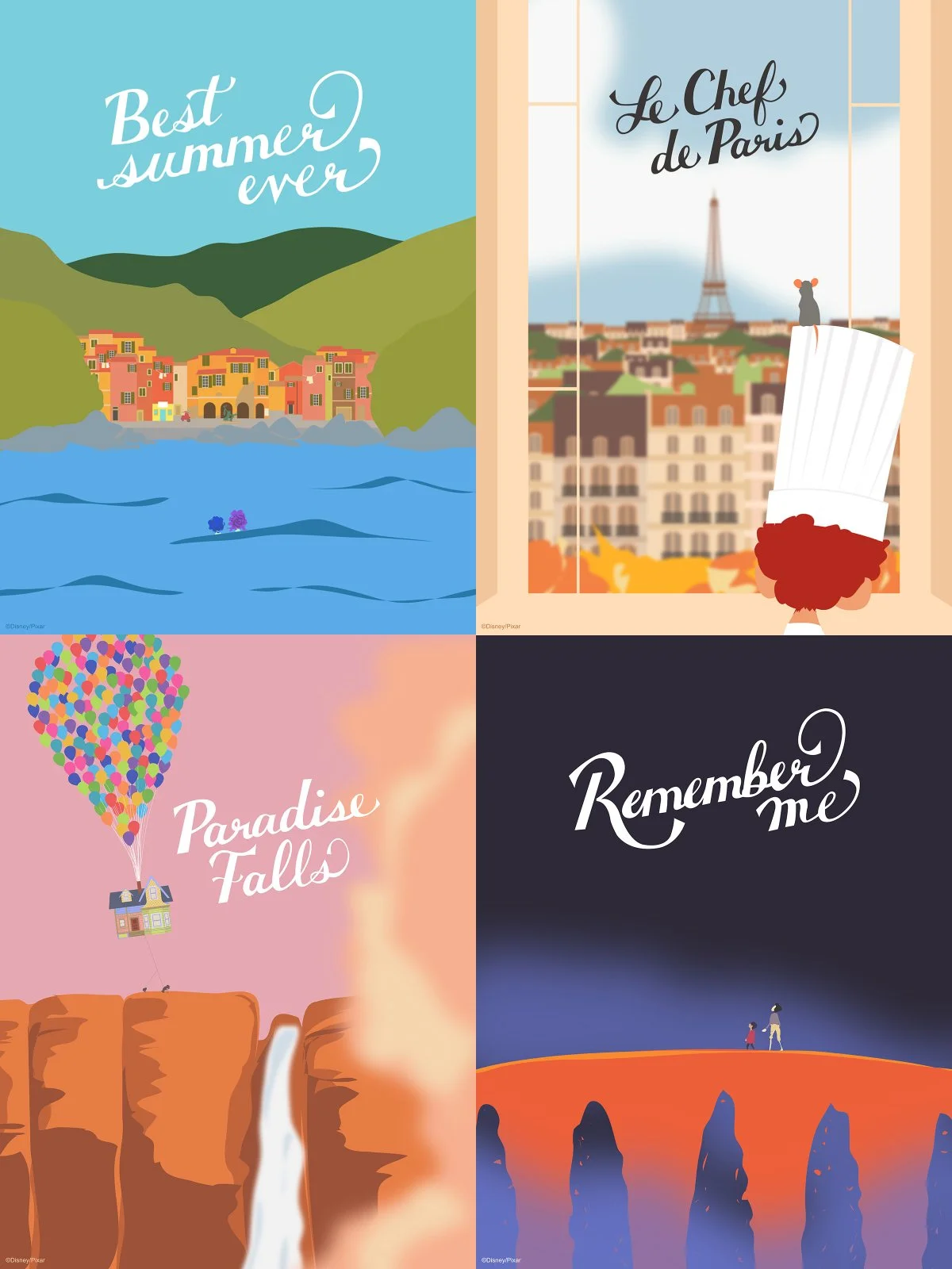 Officially Licensed Commissioned Artwork for PIXAR X SOCIETY6