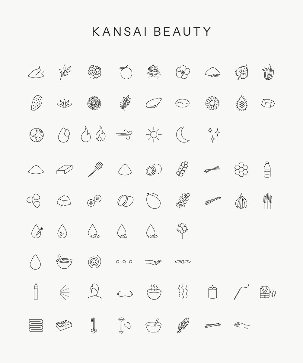 Icon Design for KANSAI BEAUTY