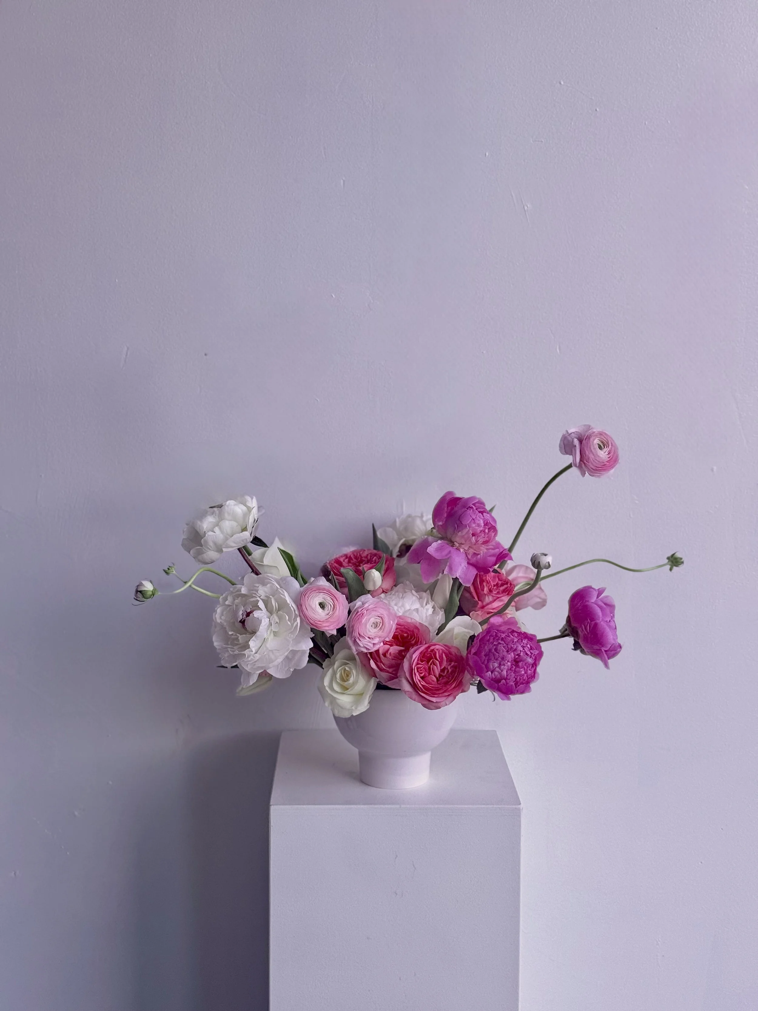 Behind the Scenes: Designing with Pink & White Elegance