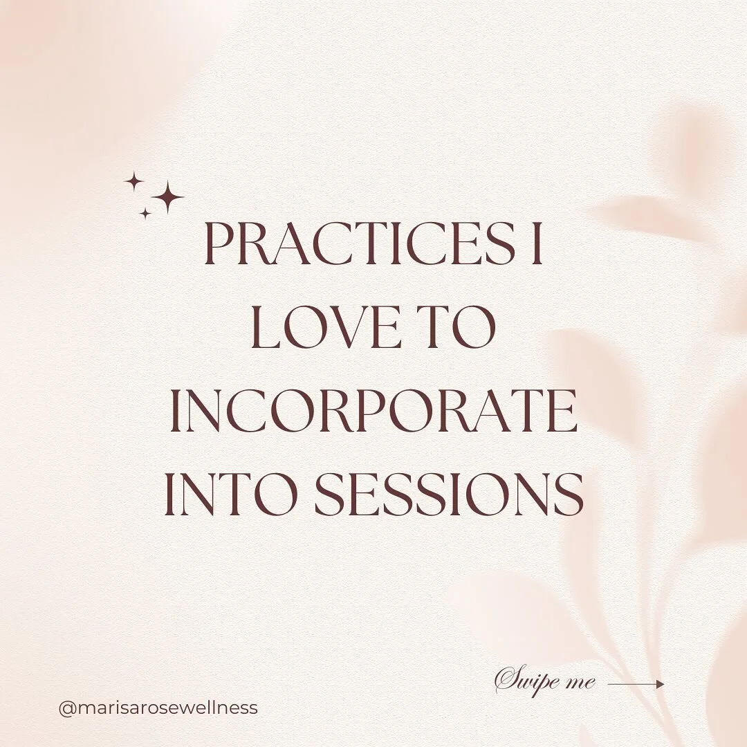 Practices I love to incorporate into sessions.
I love utilizing a variety of practices that offer different perspectives, evoke different experiences and open you to new ideas, feelings and healing.
Connect with me to book your free consultation. L