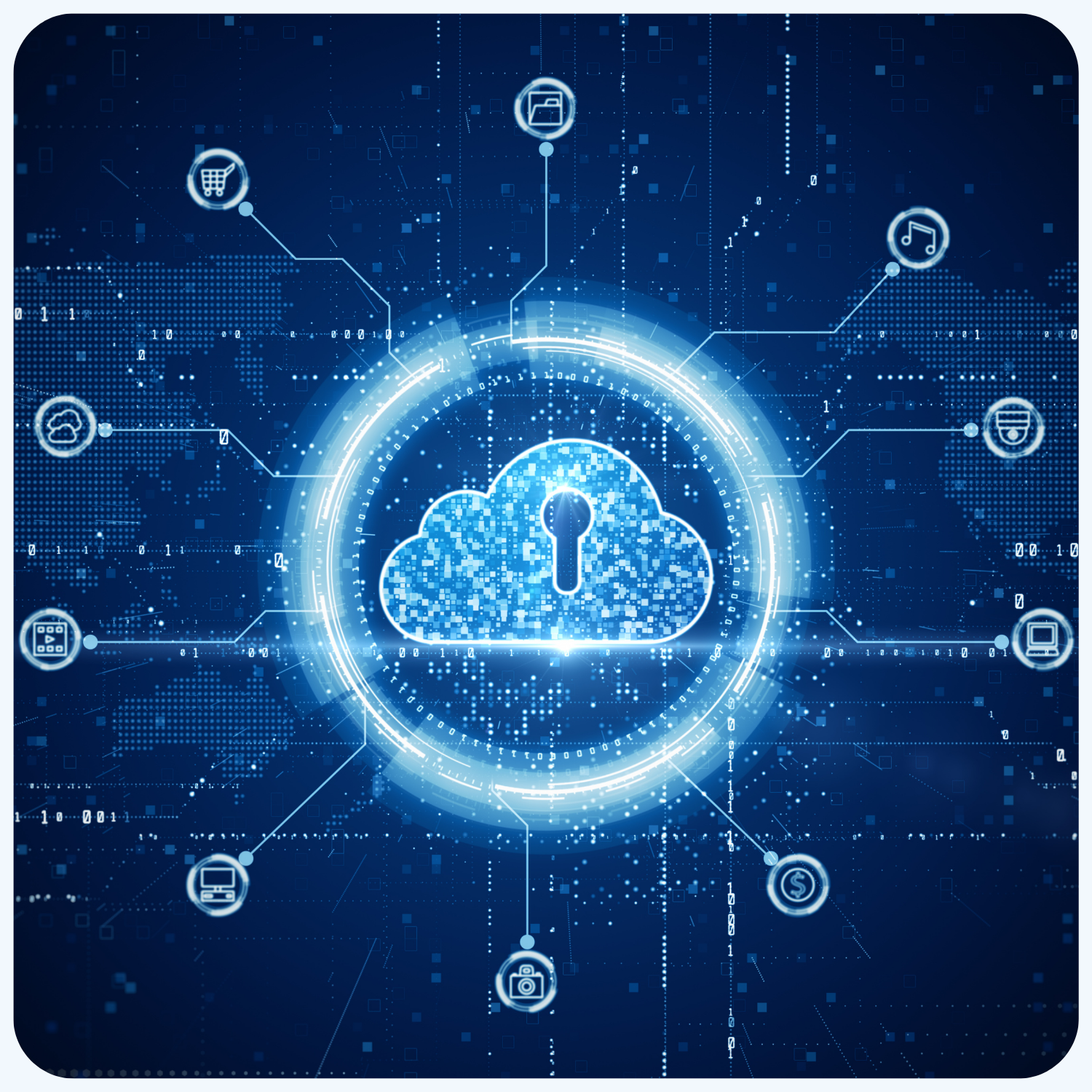 A bustling server room filled with rows of powerful machines humming with activity, connecting the world in a digital symphony.