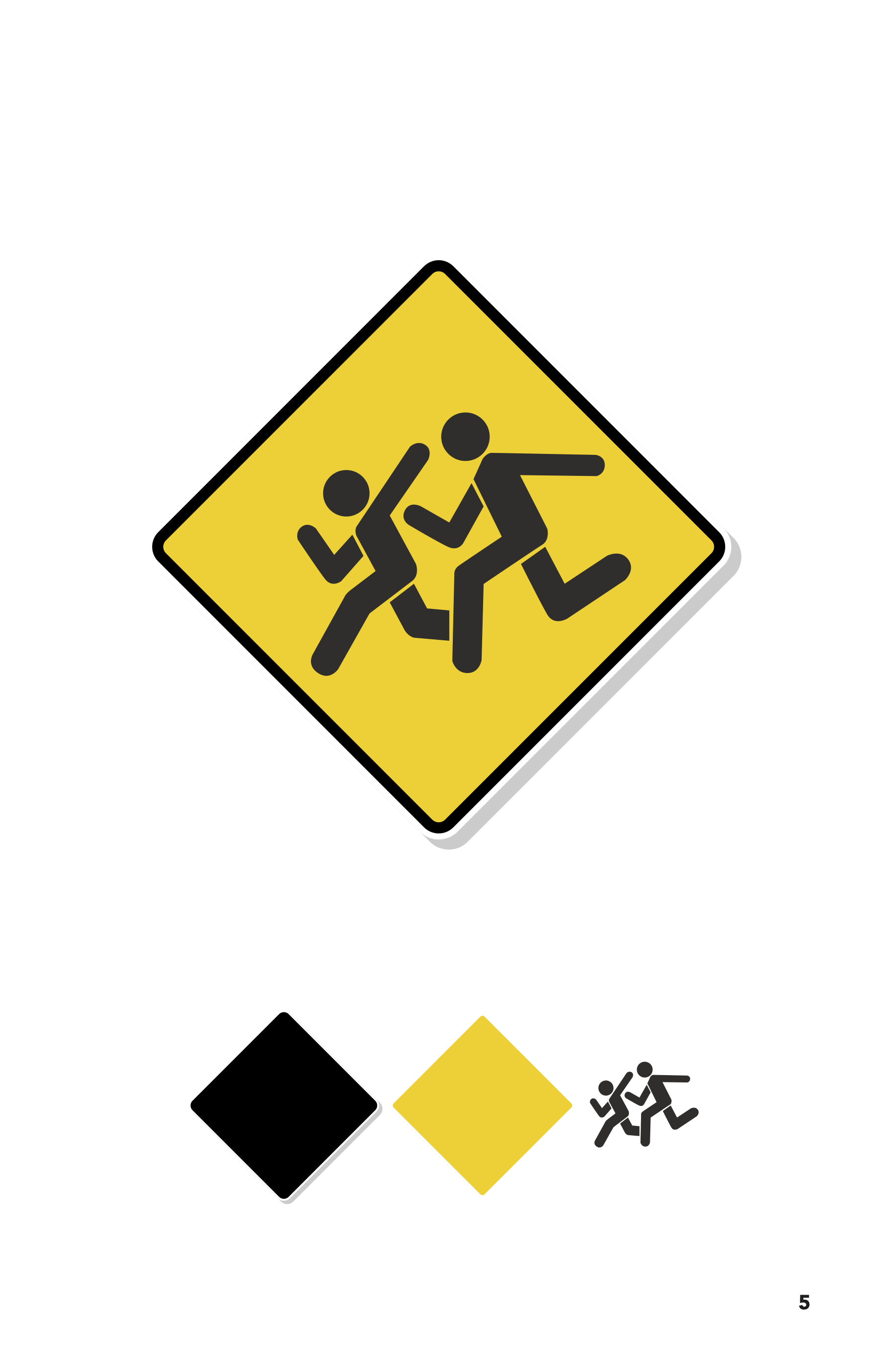 Slow Children is a book displaying high quality recreations of street signs, both official and homemade, that were created to alert drivers to the presence of children. The book has only one page of text, creating commentary instead through compariso