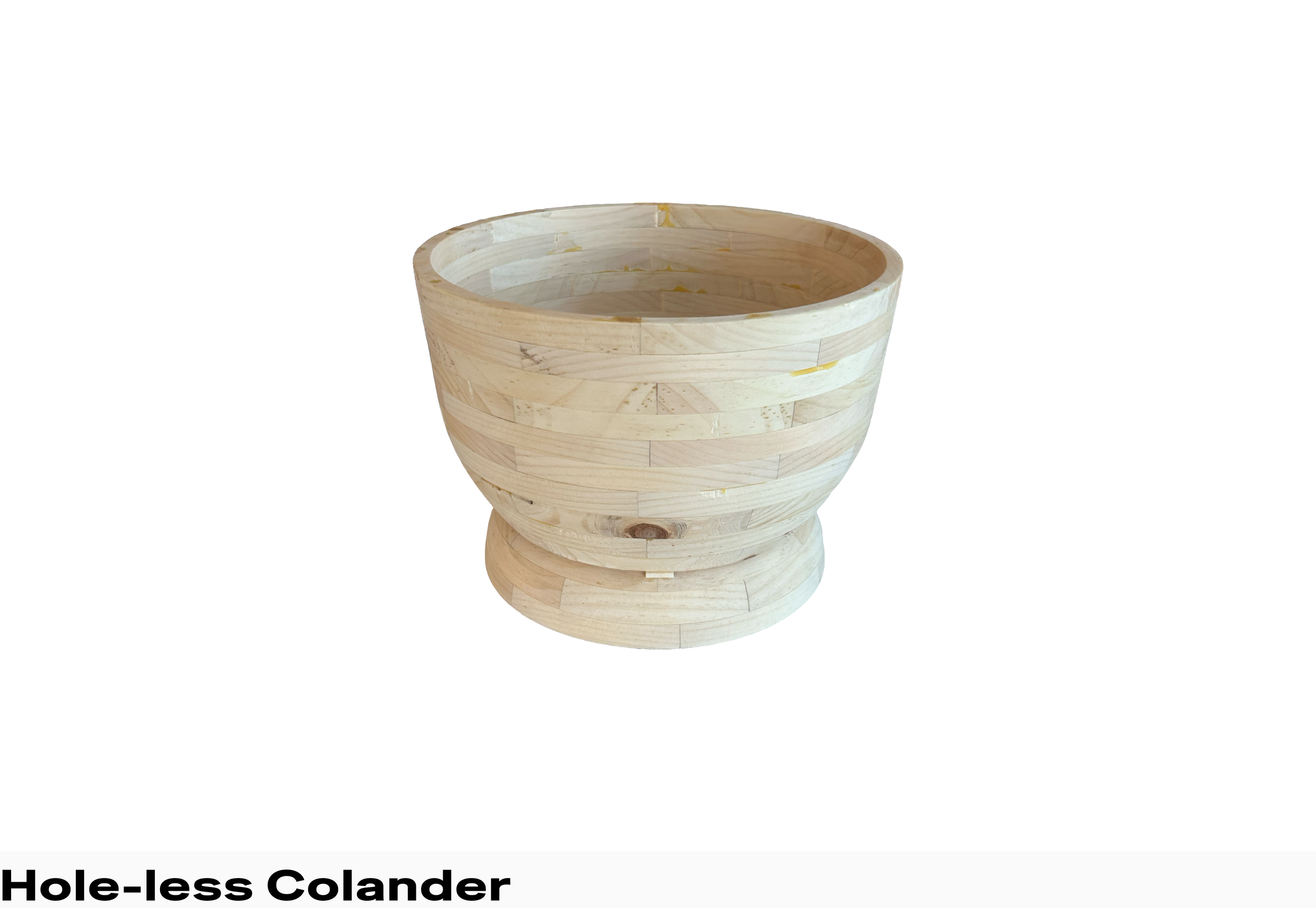 Looking to innovate a kitchen product, I interviewed several home cooks and found frustrations with colanders, including annoyances cleaning them and their ugly visual appearance, both stemming from their numerous of holes. I thought of ways to simpl