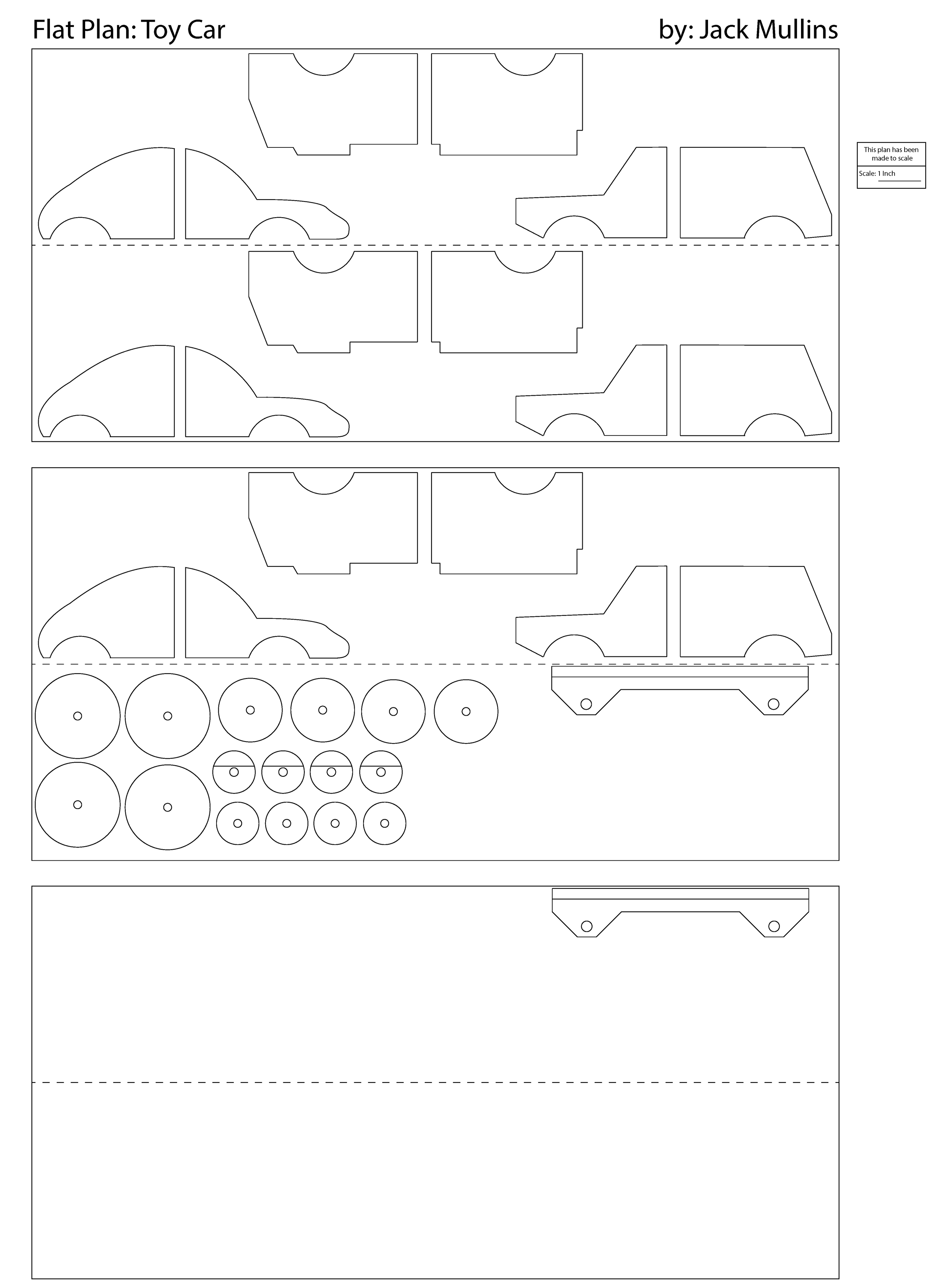 This modular car toy provides endless amounts of play through its customization. This iteration of the toy comes with 3 pairs of body pieces, 3 sets of wheels in different sizes, and one universal construction base. The universal construction base al
