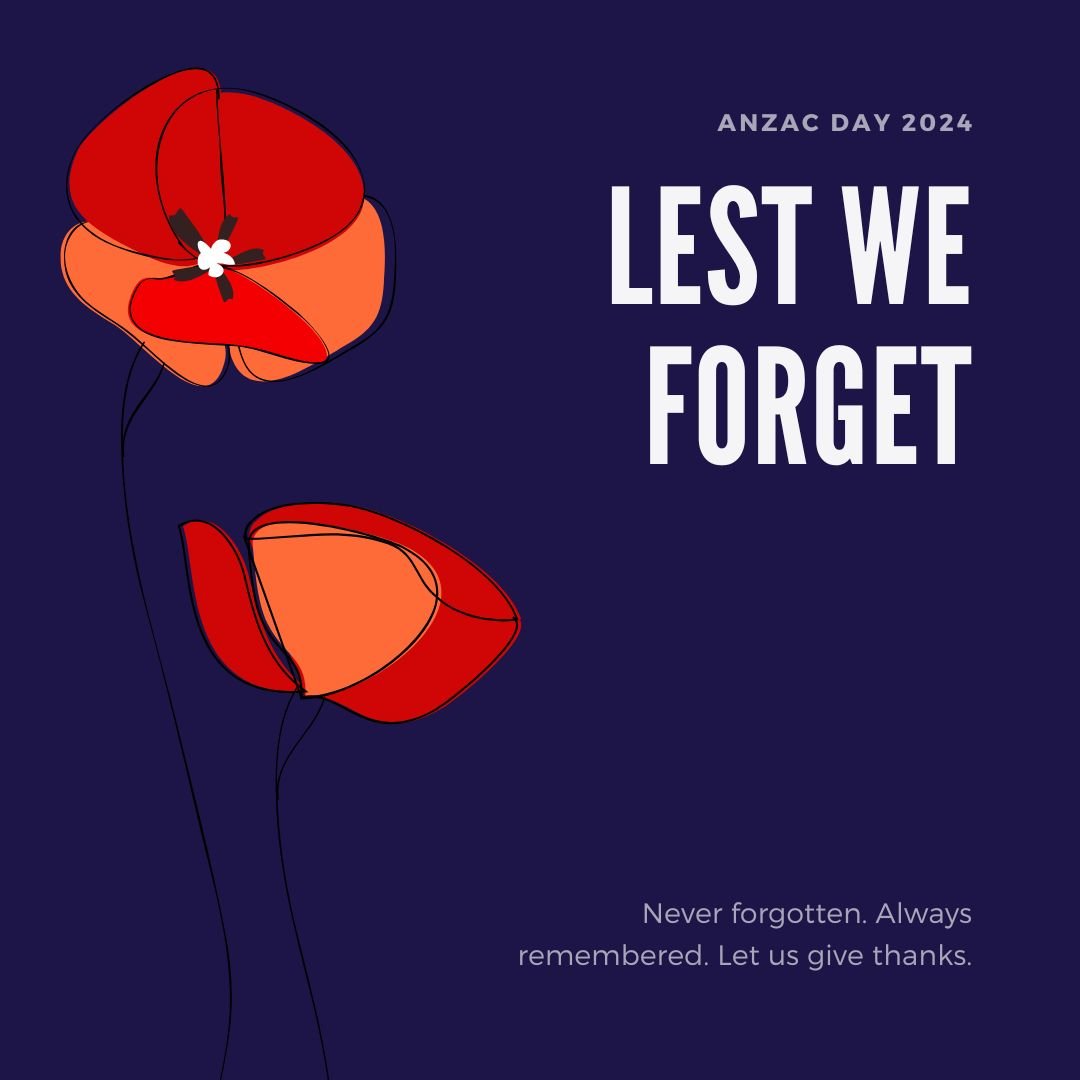 &quot;Lest we forget. 🌹 Today, we honor the bravery and sacrifice of those who served and continue to serve our nation. Their courage and resilience inspire us to cherish the freedoms we enjoy every day. As we reflect on their legacy, let us strive 