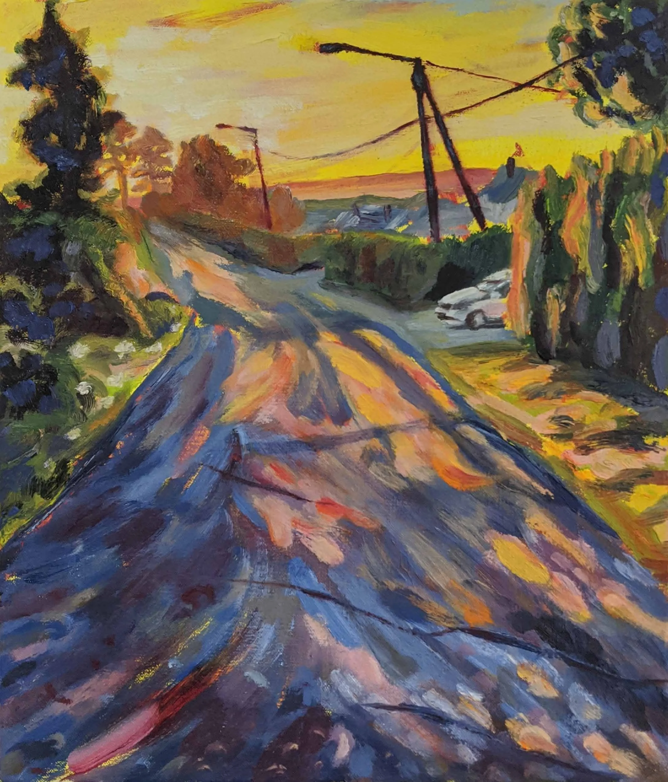 Alone at Dawn | 16x12 | oil on canvas | Private Collection