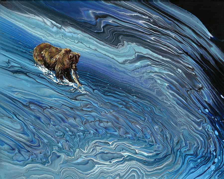 Ursa Major | 16x20 | acrylic | 350