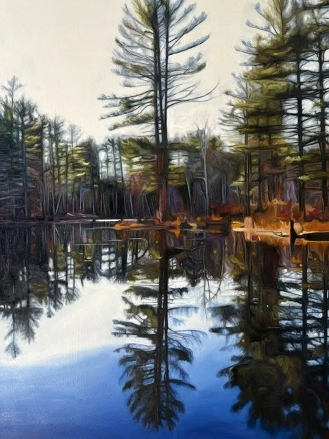 Bear Brook | 30x40 | oil on canvas | 2800