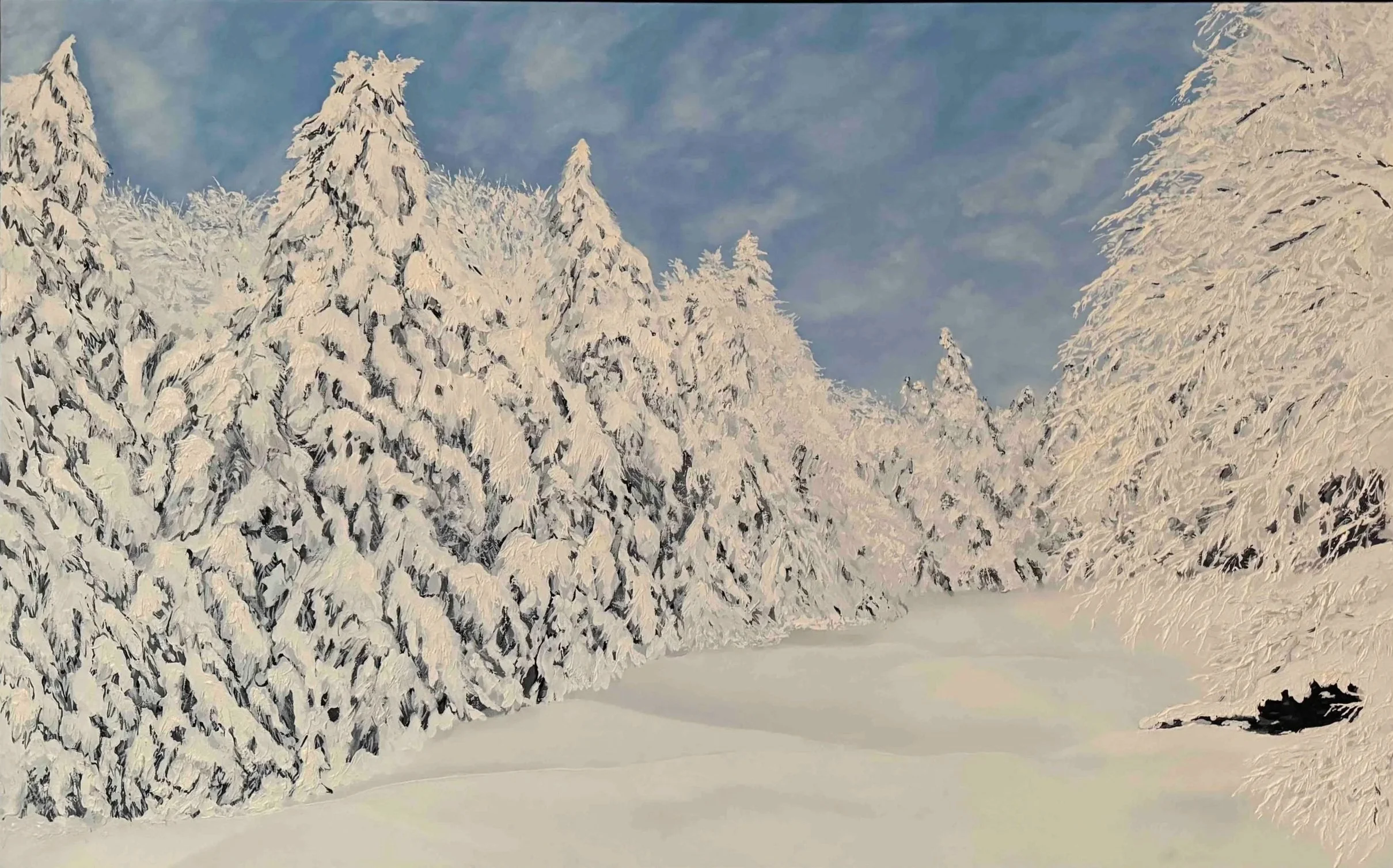 I Know This Place | 30x48 | oil on canvas framed | SOLD