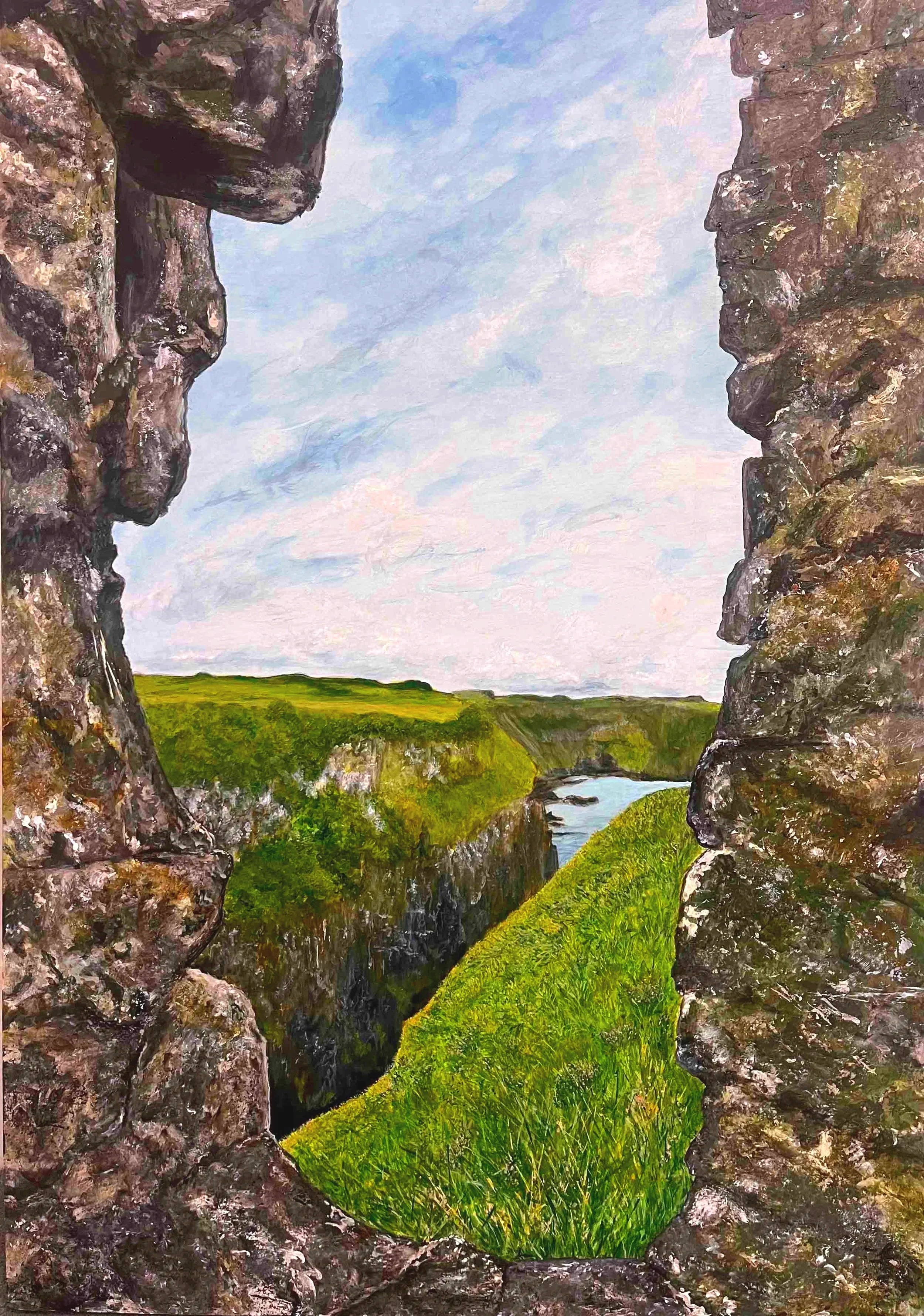 Once Upon A Time | 24x36 | 
acrylic on raised panel | 700