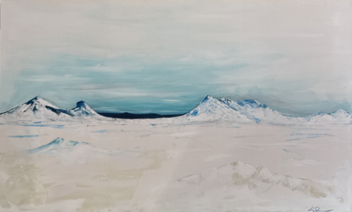 Arctic Silence | 30x48 | acrylic | 1250