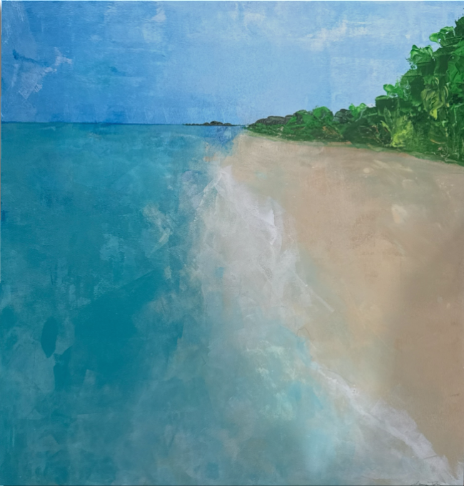 Paradise Found | 24x24 | acrylic | 750