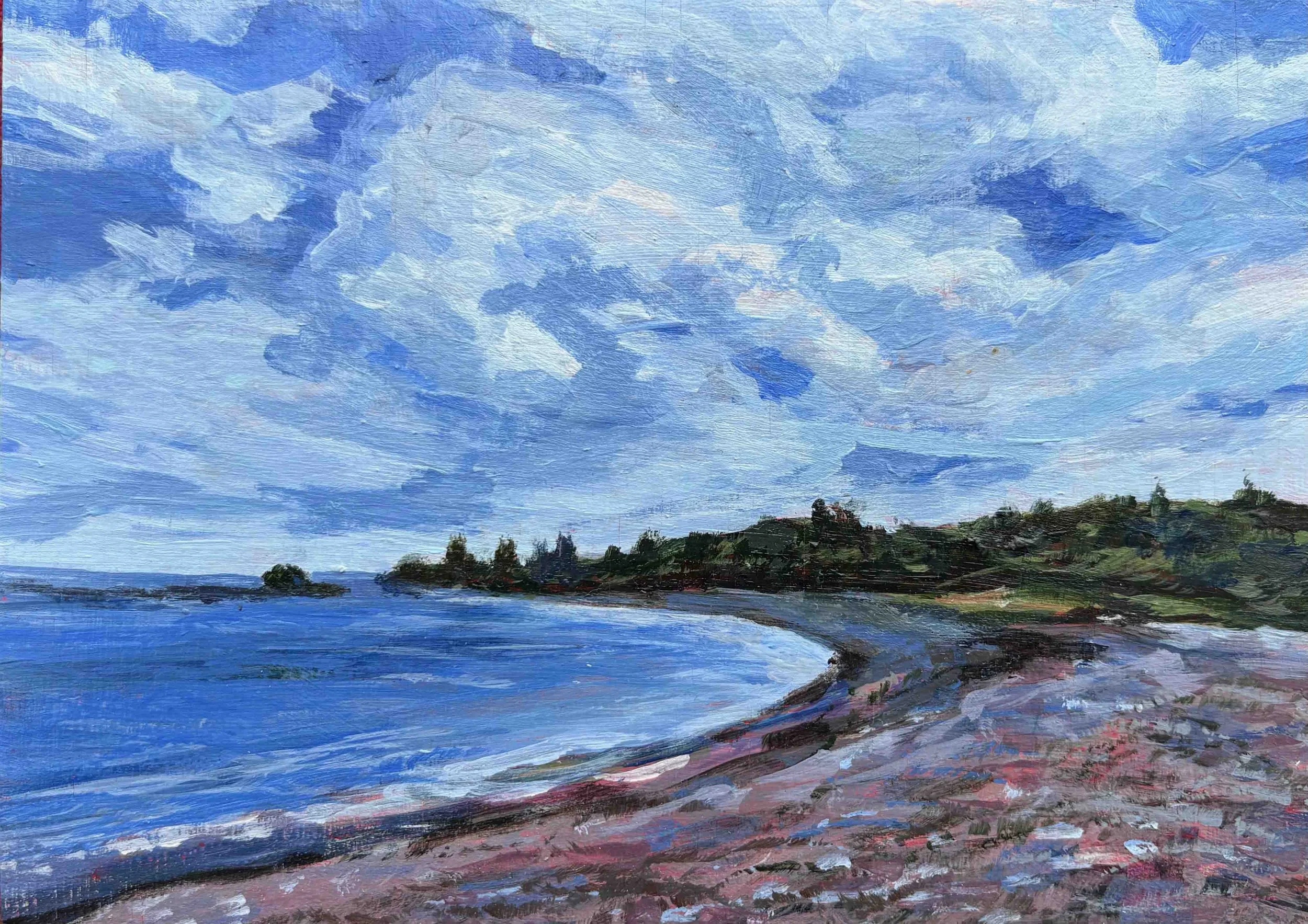 Campobello | 5x7 | acrylic on panel | 300