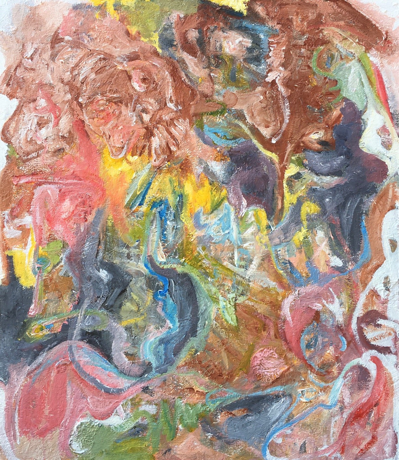 Genesis | 48x48 | acrylic on wood | 2000