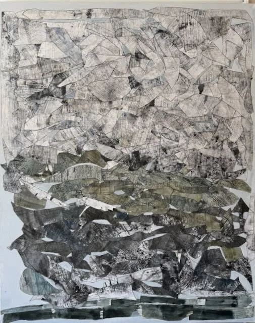 Fugue-Rapid_Unexpected_Dissasembly | 48x60 | mixed media on canvas | 4500