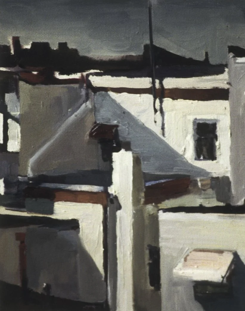 Row Homes | 8x10 | oil | NFS