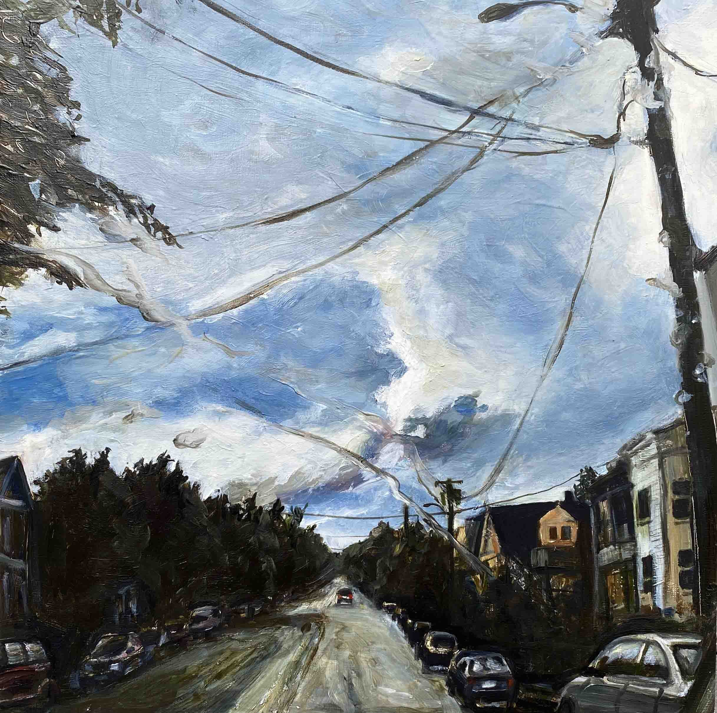 Cameron Avenue | 12 x 1 2 | oil on panel | 450
