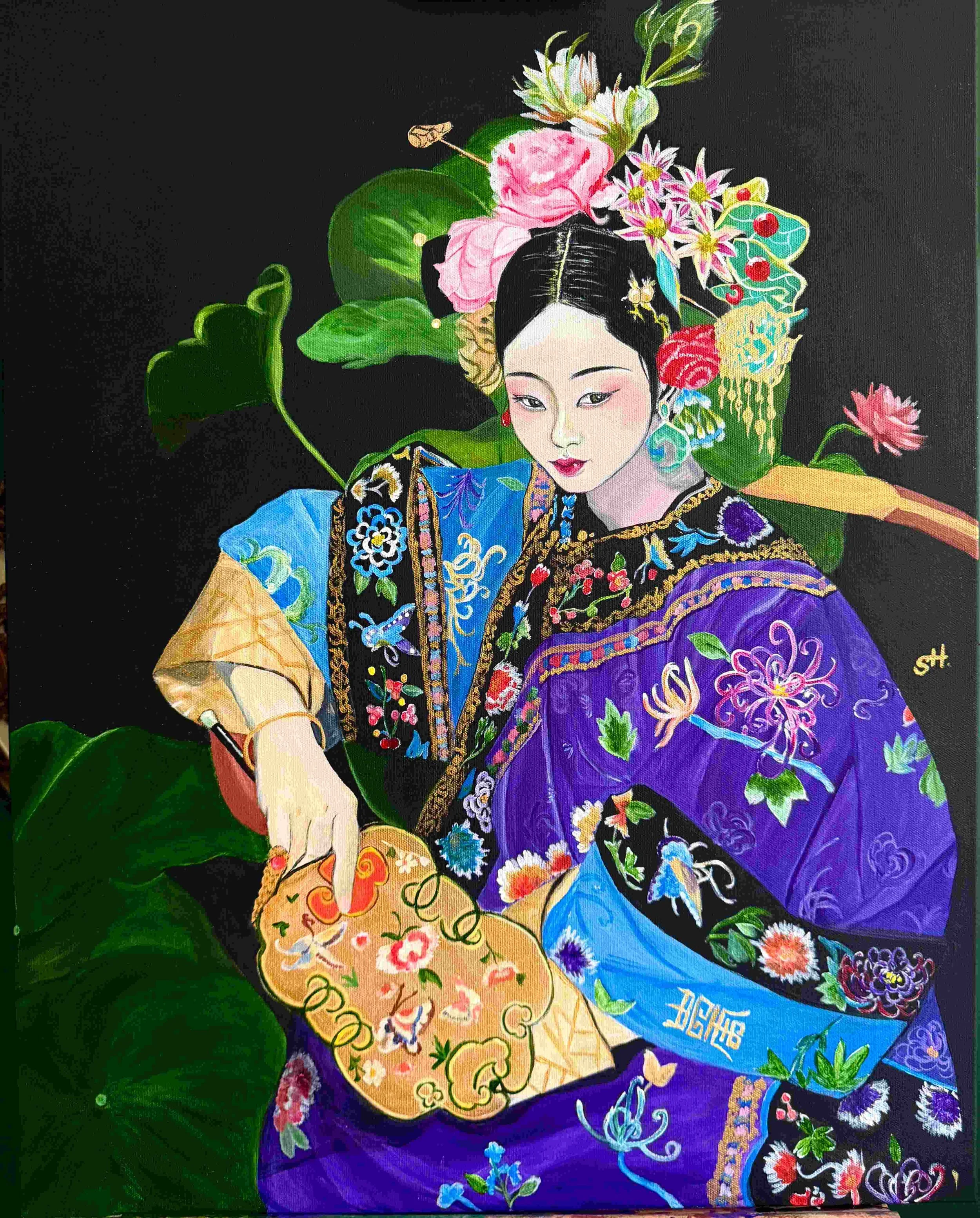 The Inward Throne | 24x30 | acrylic | 2000