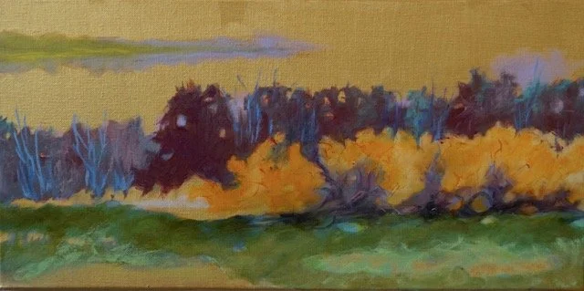  Orange Garden | 10x20 | oil on canvas | 250