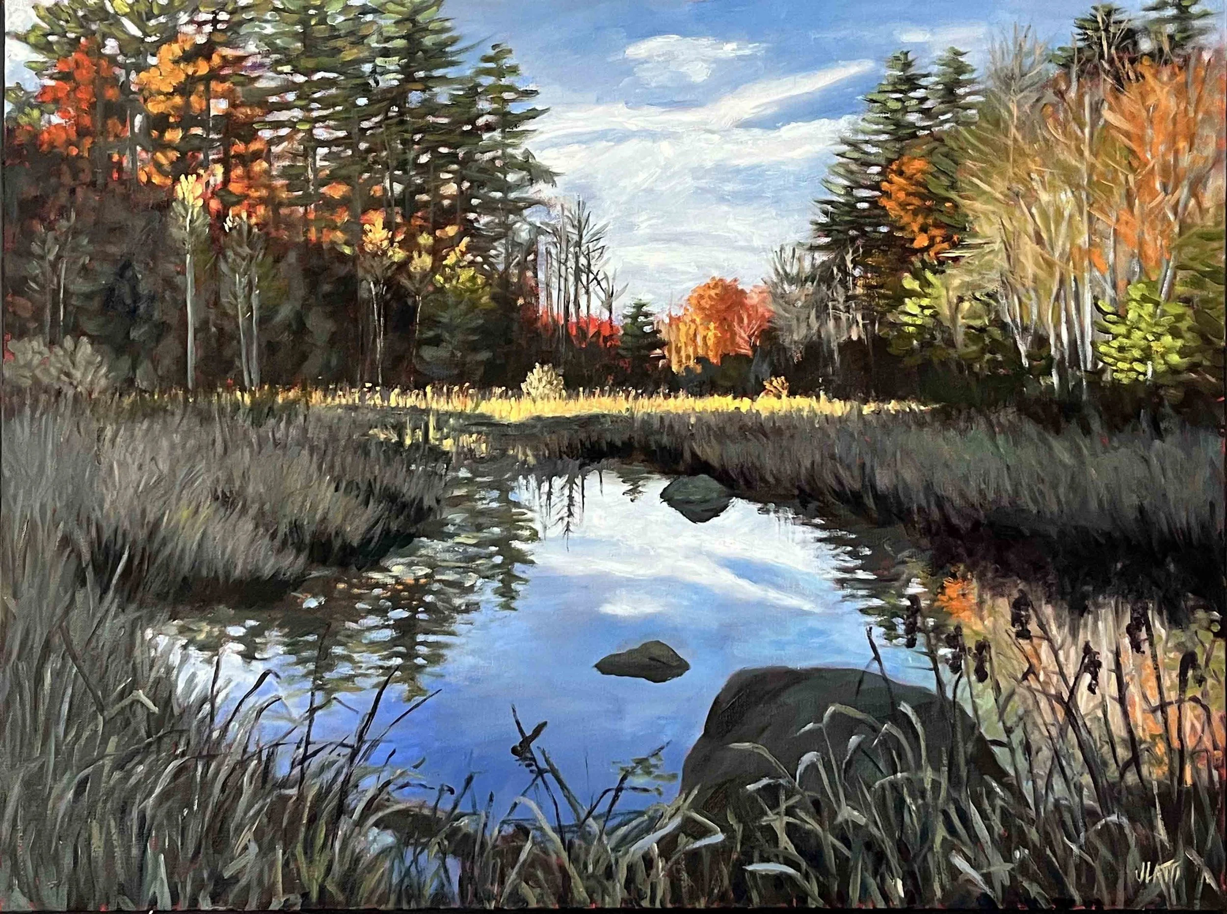 Reflection | 32x24 | oil on canvas | 