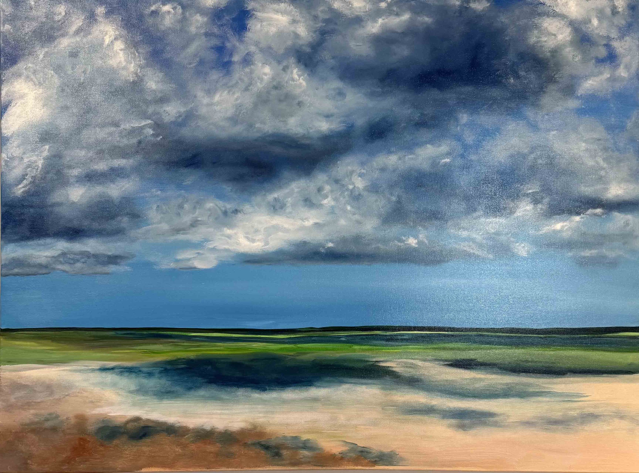 Beach Bliss | 30x40 | acrylic on canvas | 500