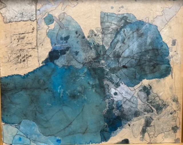 Map of Grider Creek | 16x20 | mixed media on panel | 600