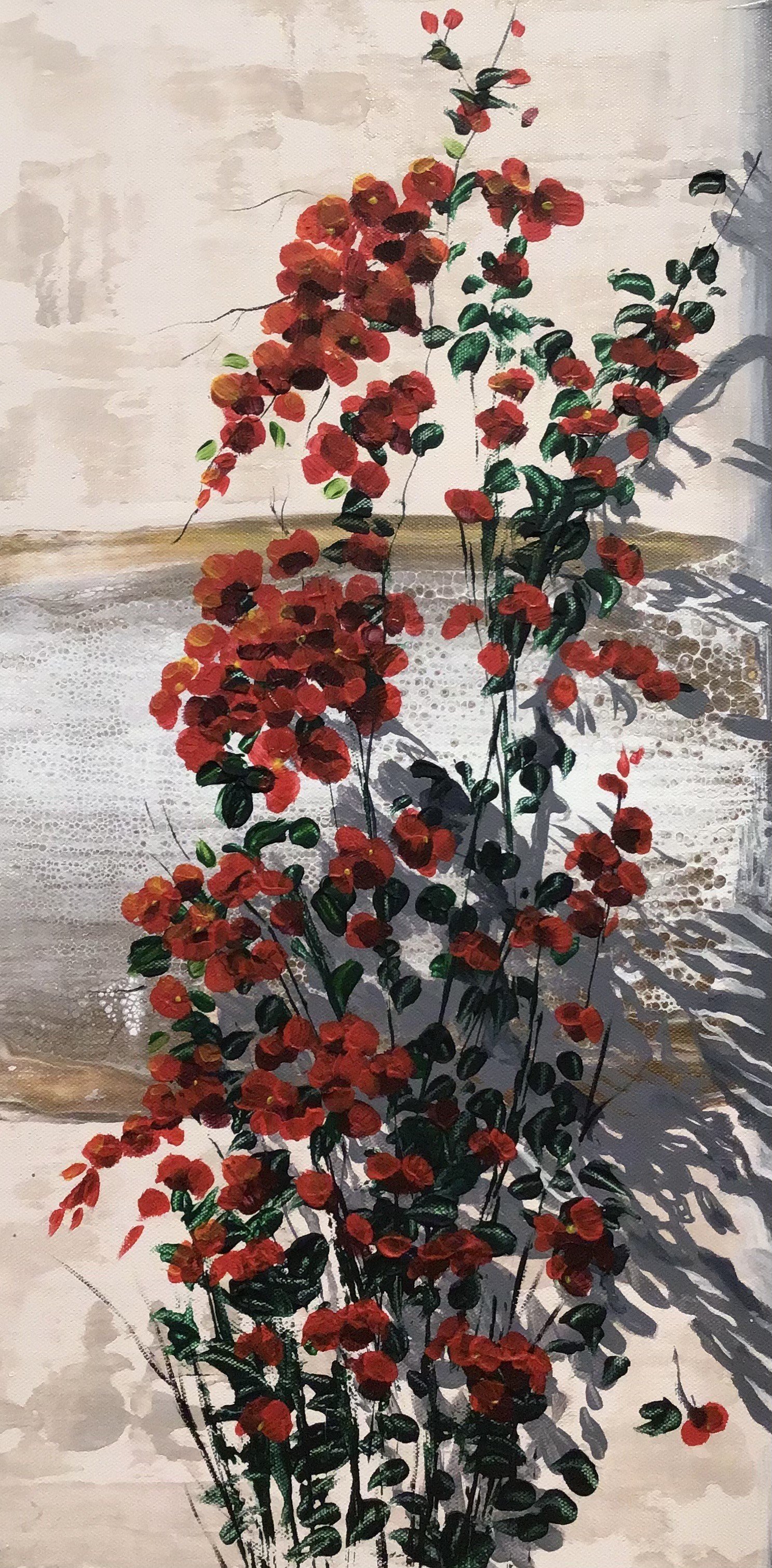 Bouganvillea | 12x24 | acrylic | 200