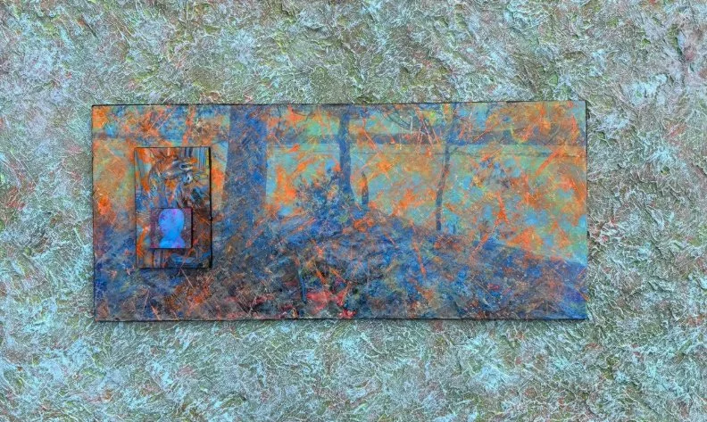 Space Babies: Iteration Four | 22" x 36" | acrylics mixed media