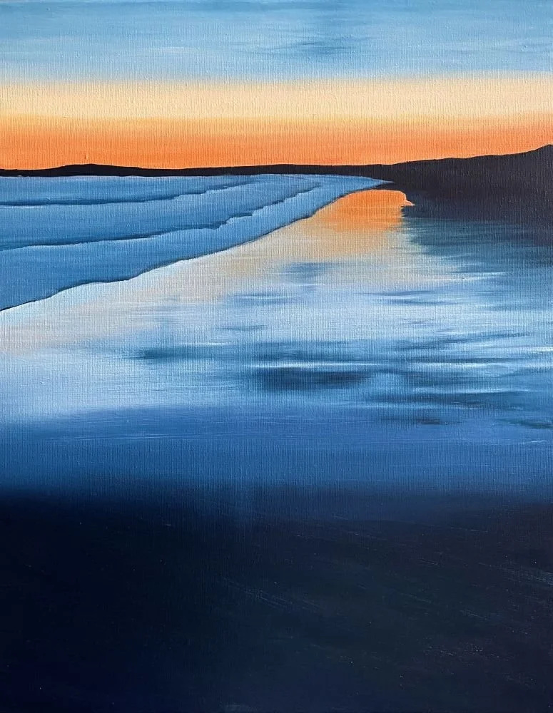Sunset at Horseneck | 16x20 | oil on canvas | 600